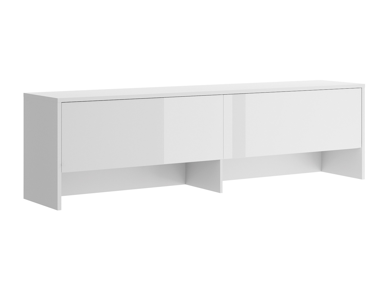 Buffet Concept Lenart III (Blanc + Blanc brillant)
