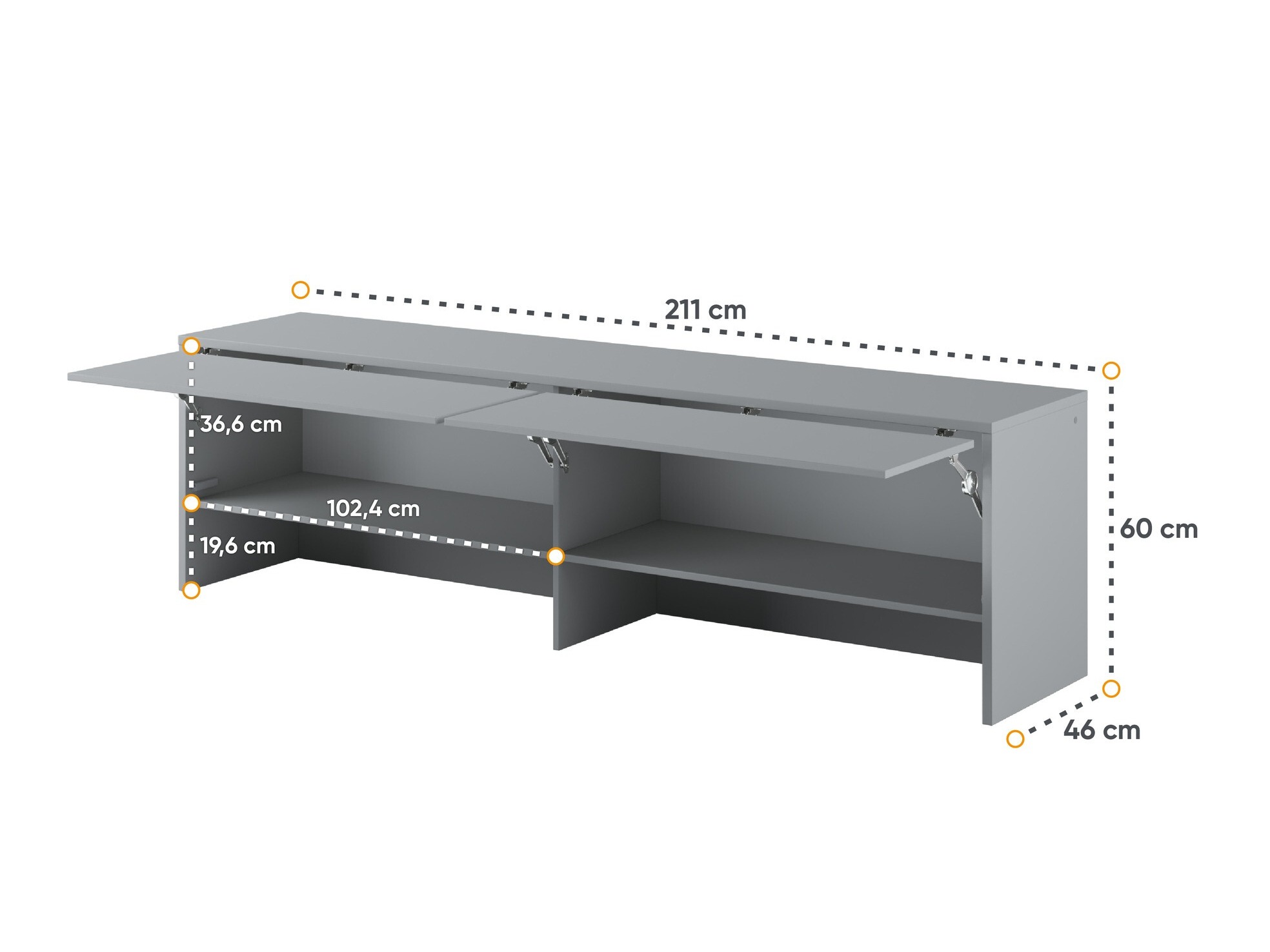 Buffet Concept Lenart III (Gris)