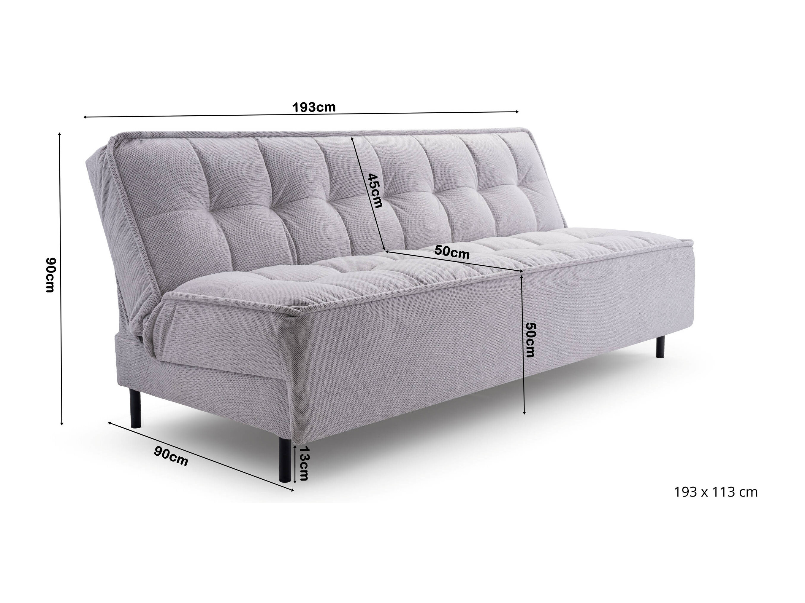 Canapé convertible Lufkin 149 (Curio 55)