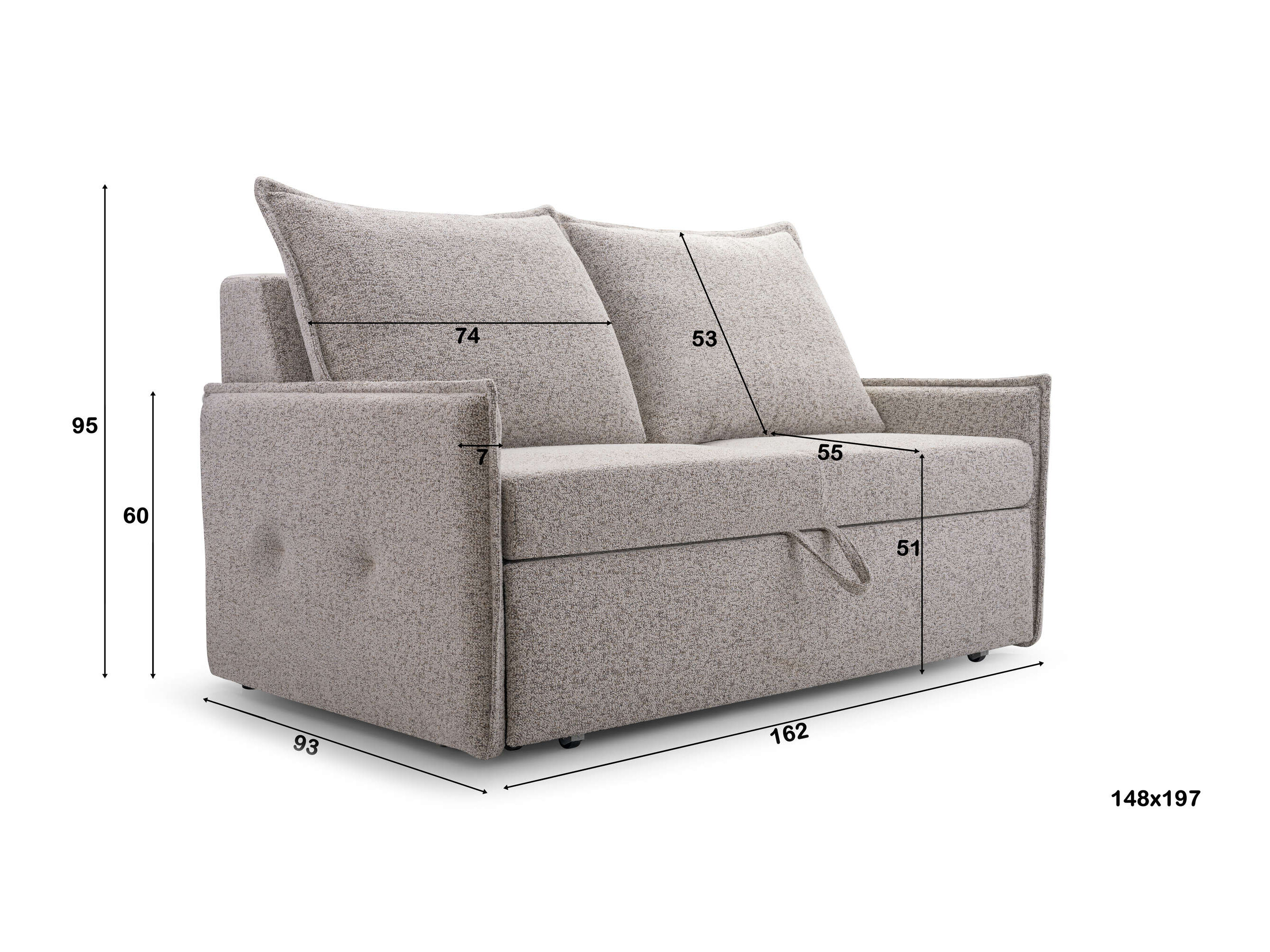 Canapé convertible Lufkin 163 (Puente 06)