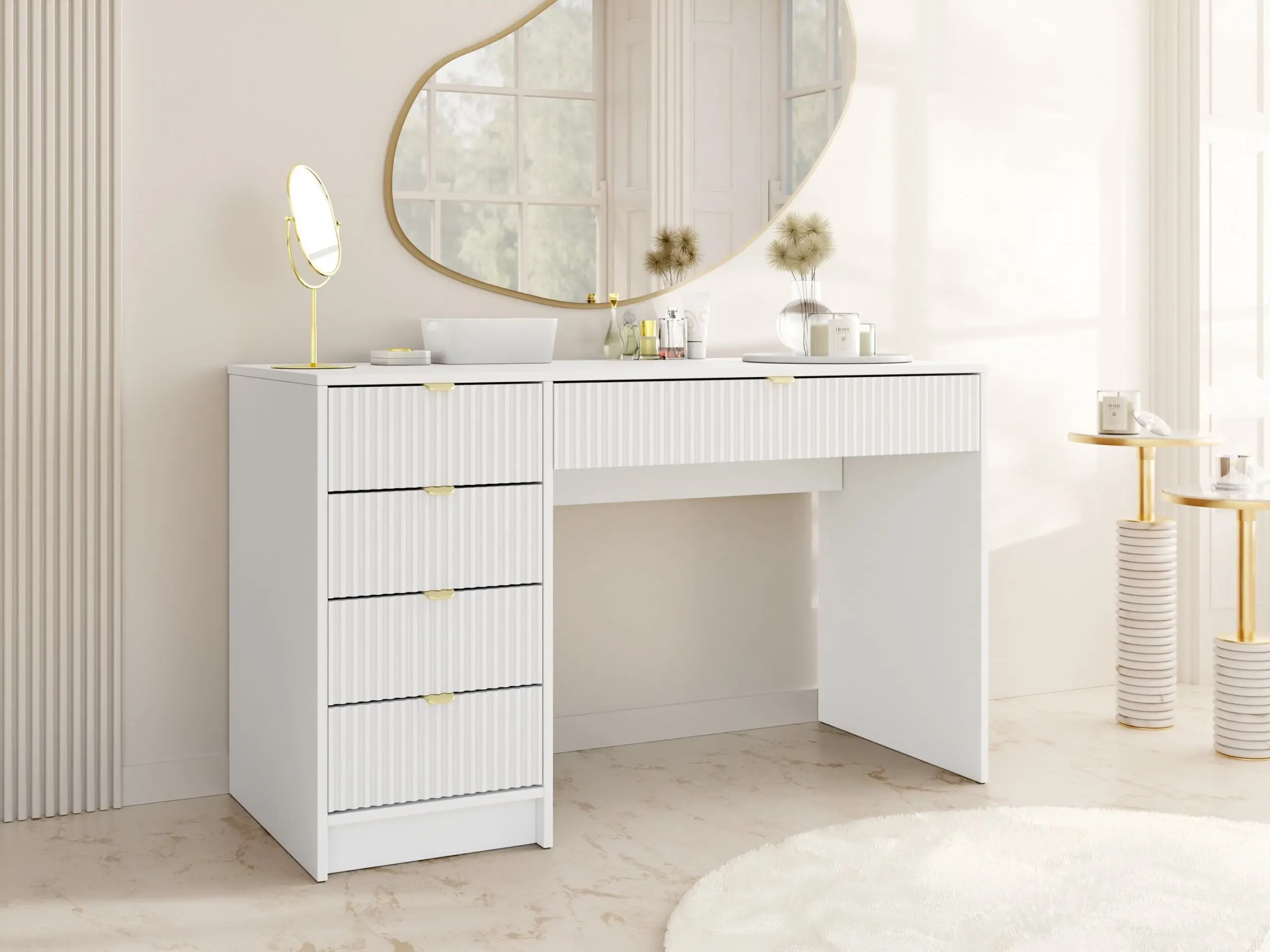 Bureau Comfivo Papilio (Blanc)
