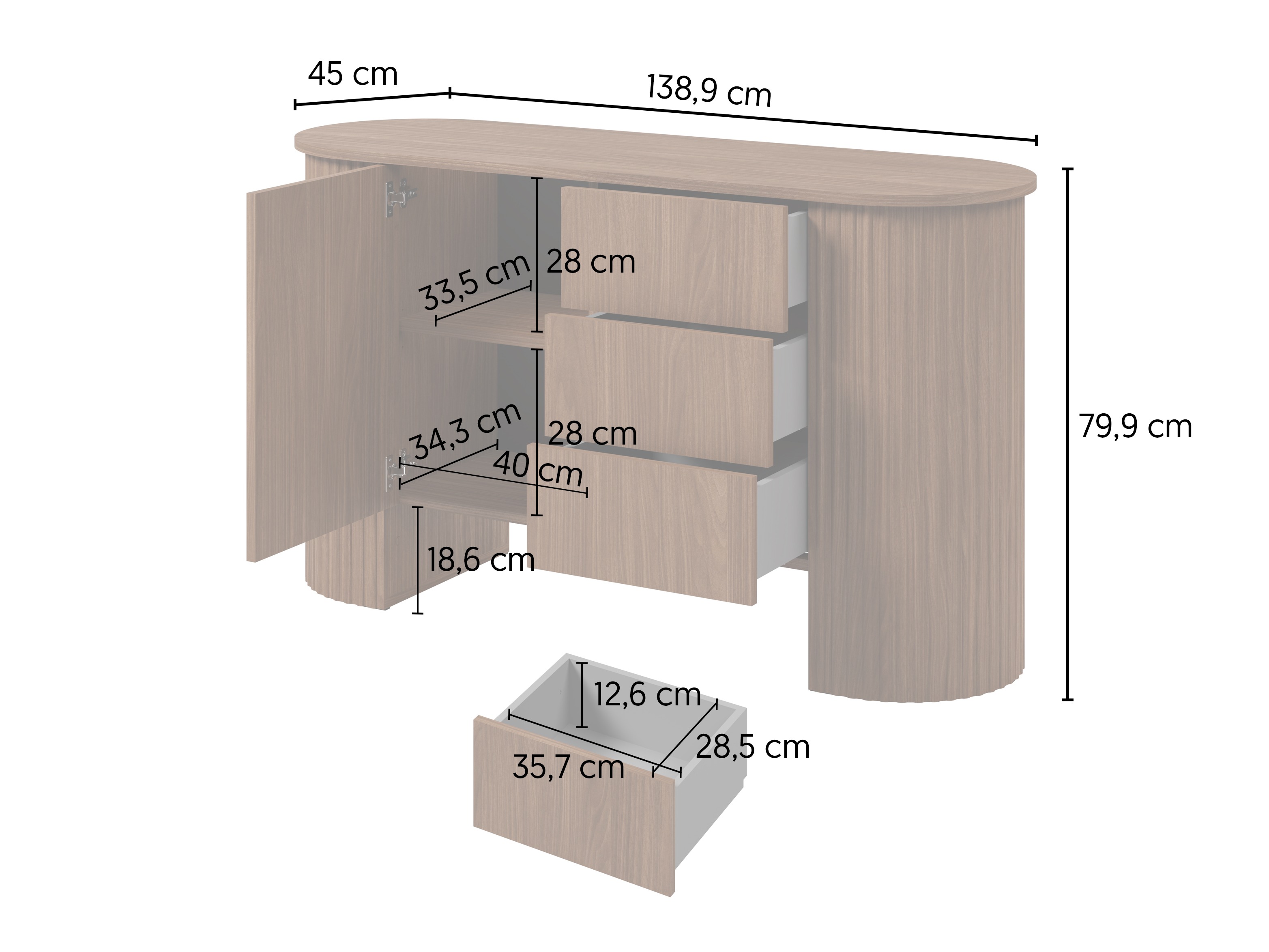 Commode Vermoru 102