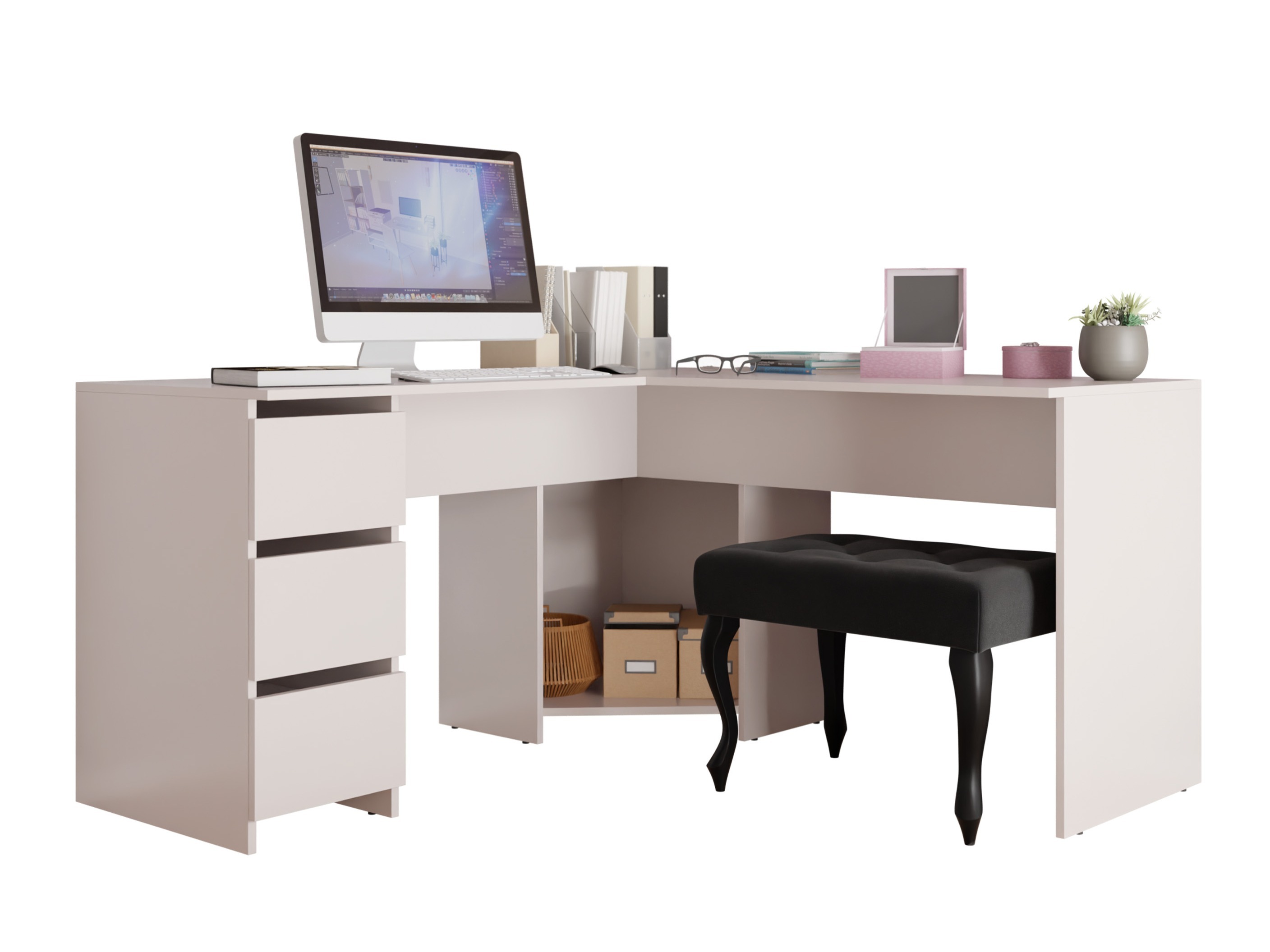 Bureau d'angle Comfivo Insuler (Cachemire)