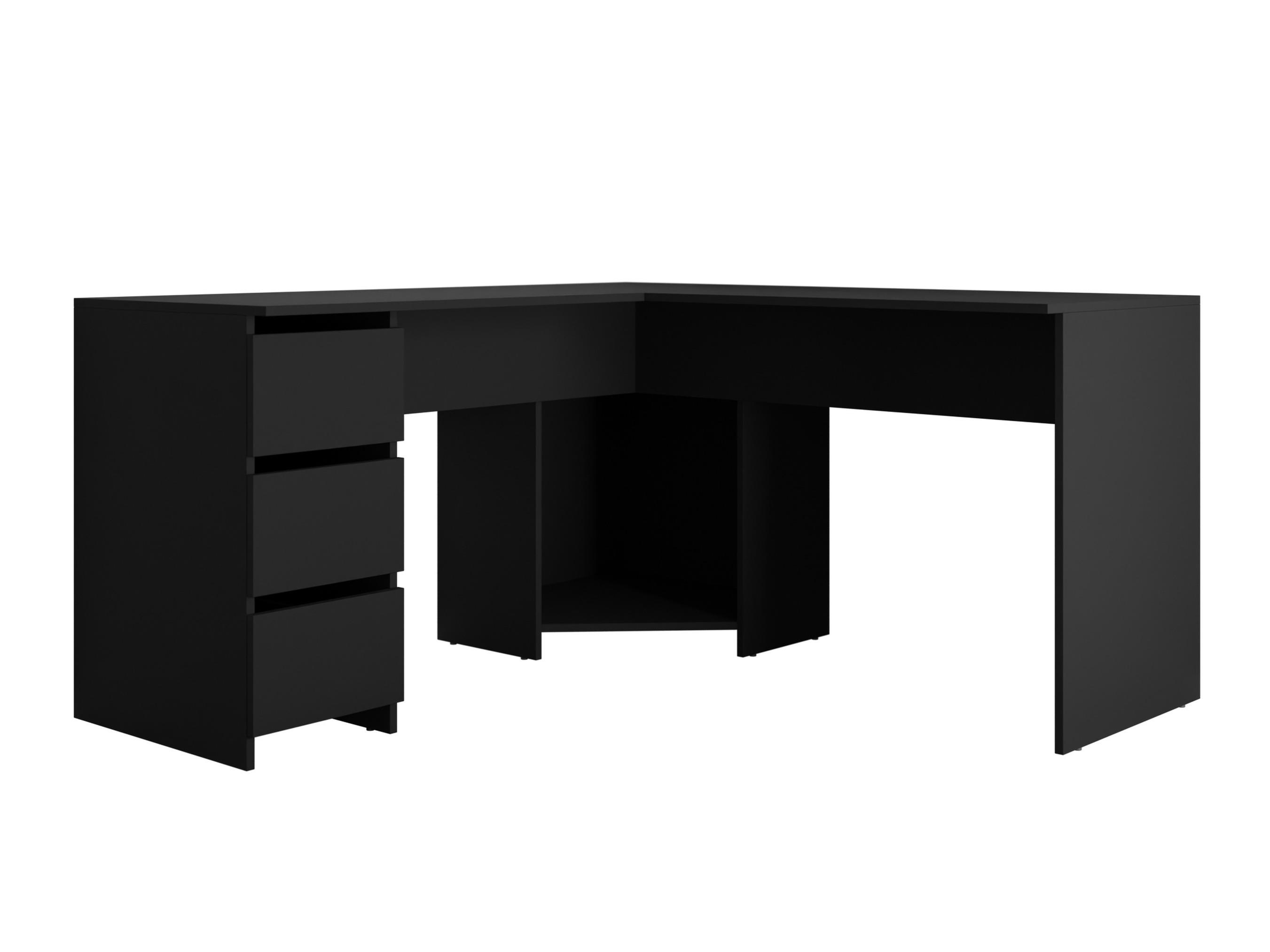 Bureau d'angle Comfivo Insuler (Noir)