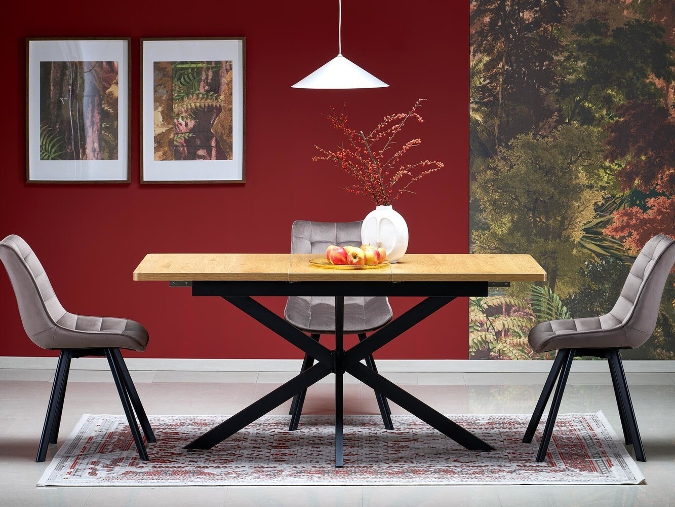 Chaise Houston 739 (Marron + Noir)