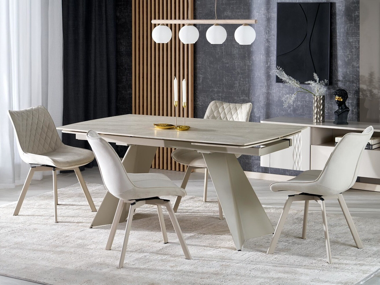 Chaise Houston 1442 (Bluvel 30)