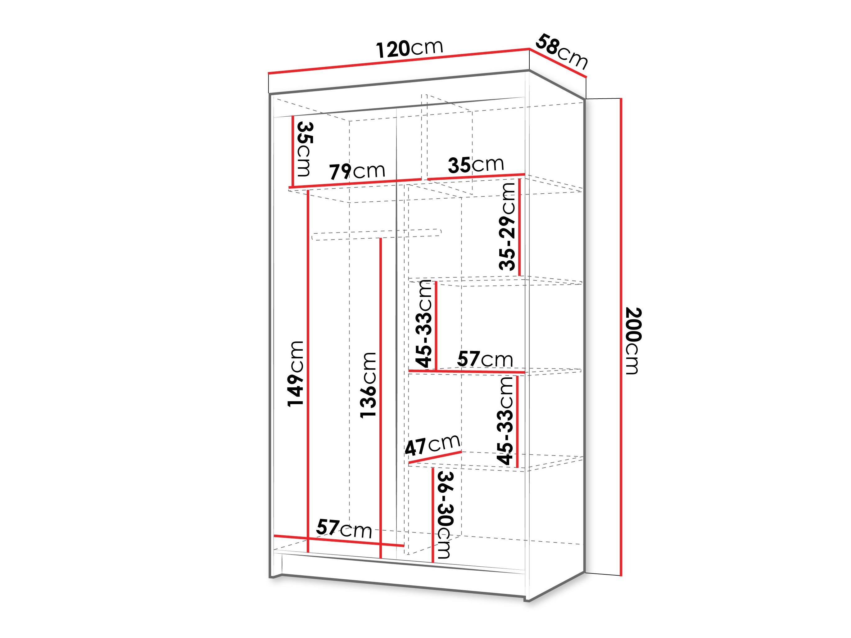 Armoire Closico Populus VI