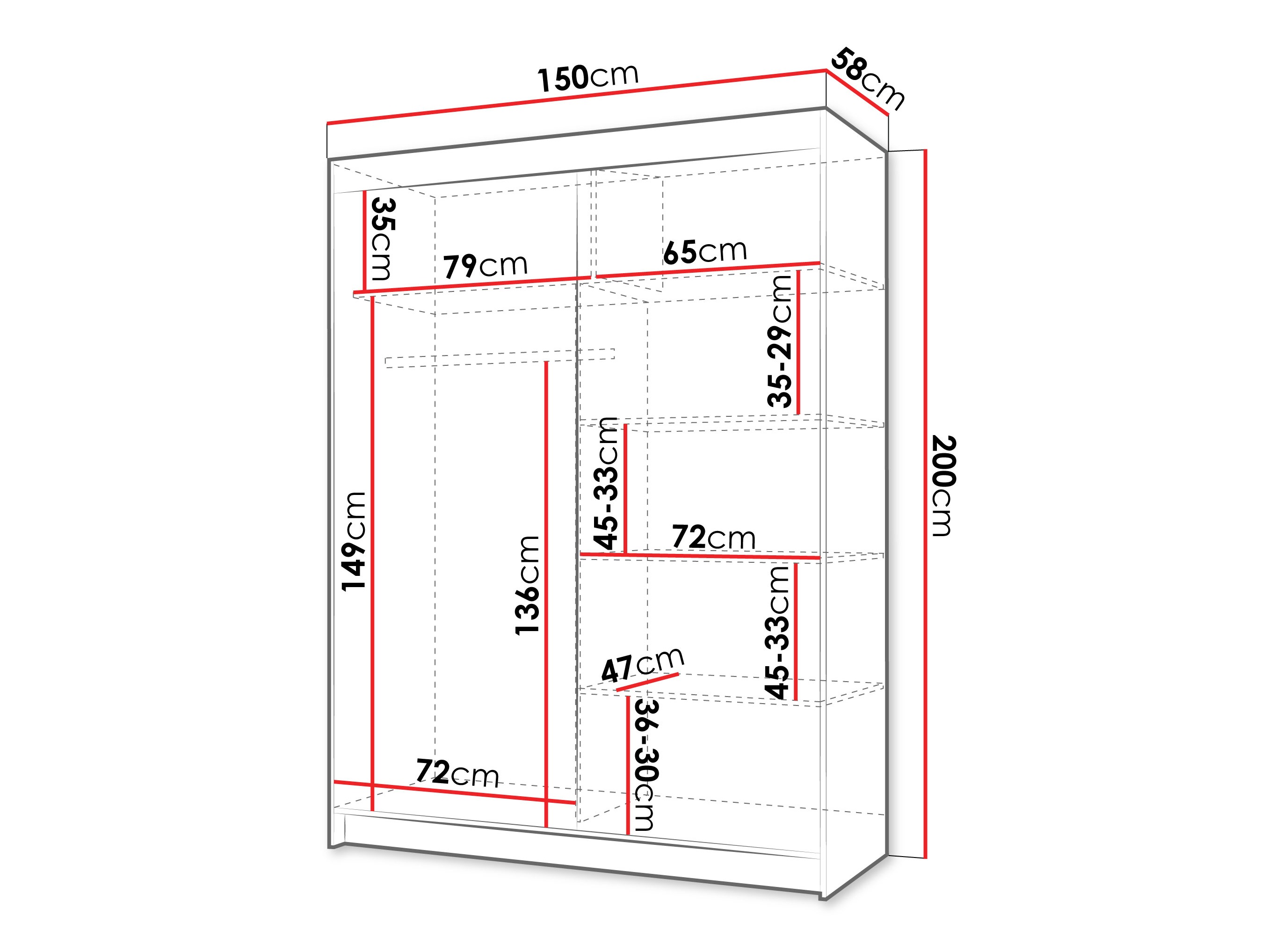 Armoire Closico Populus VIII