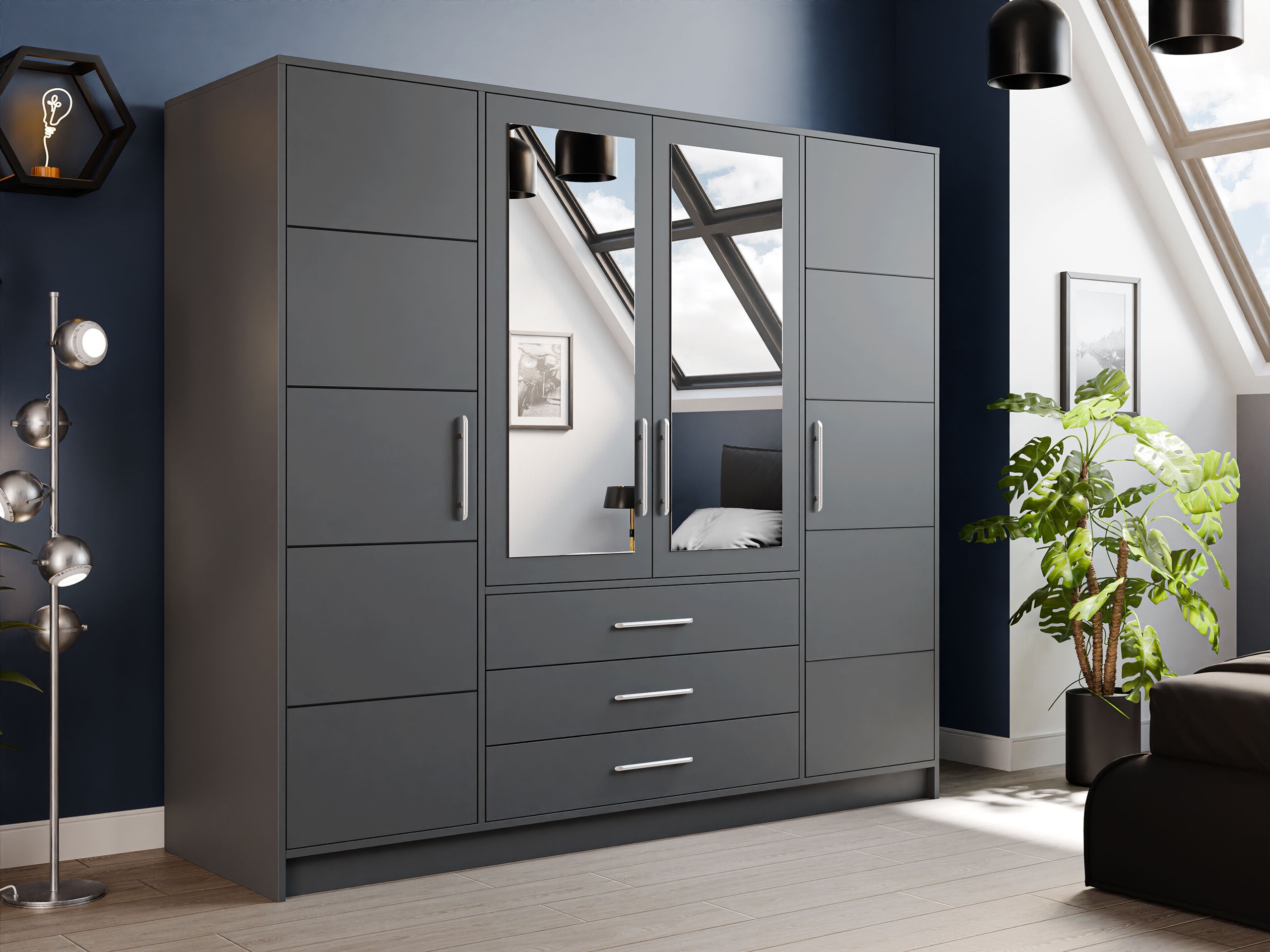Armoire Dortivu (Graphite)