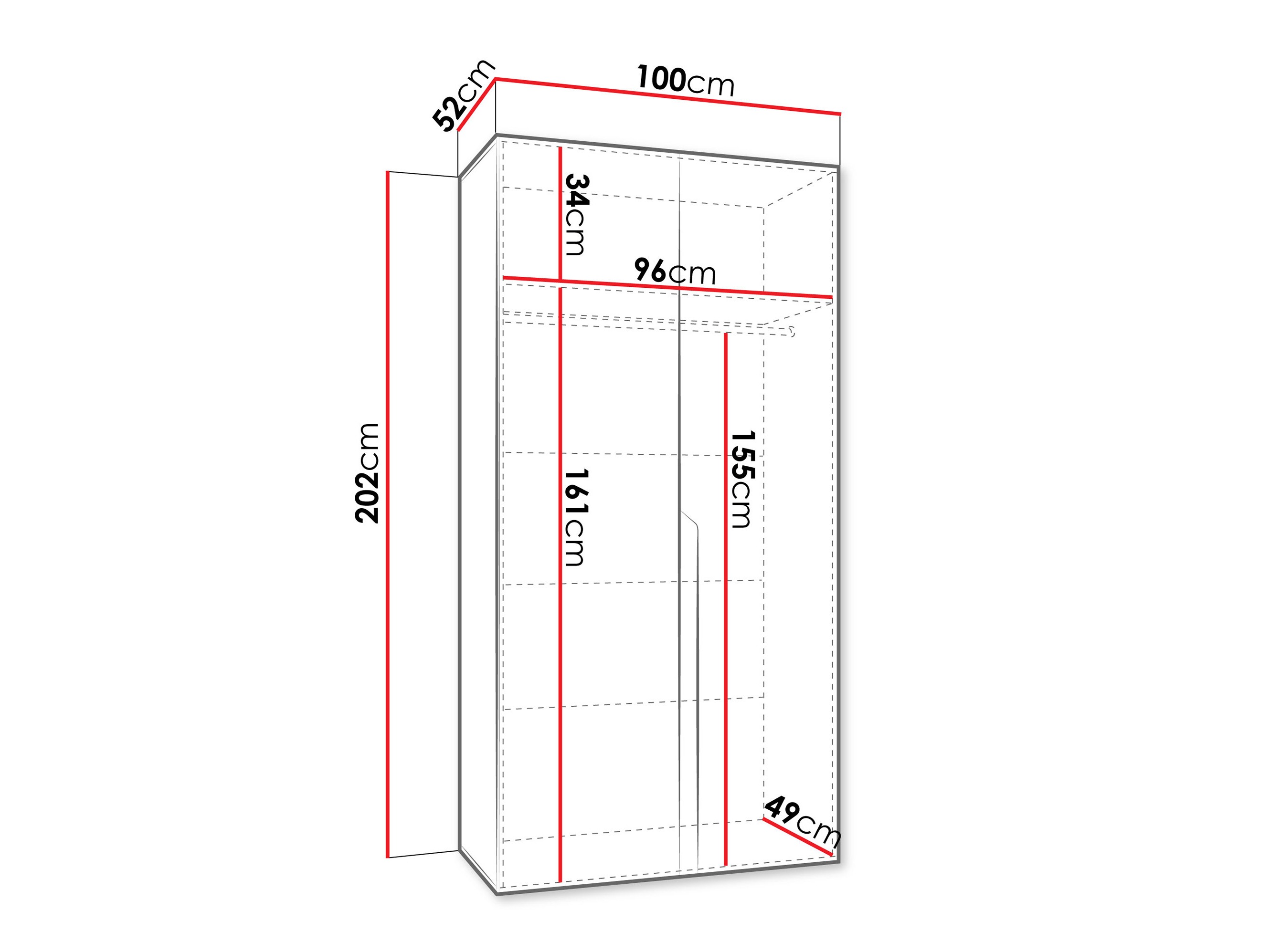 Armoire Hartford 579 (Noyer)