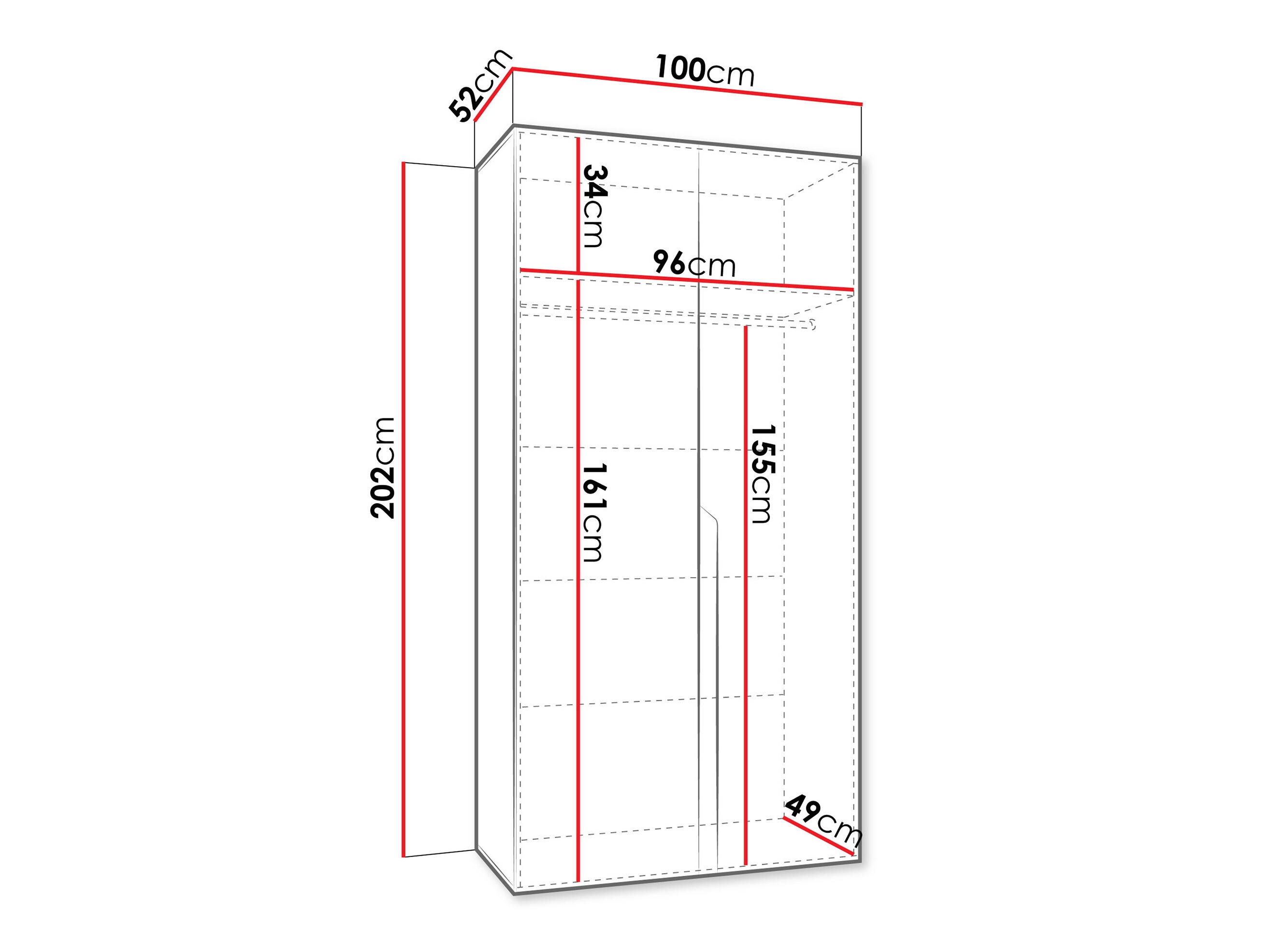 Armoire Hartford 579 (Noyer)