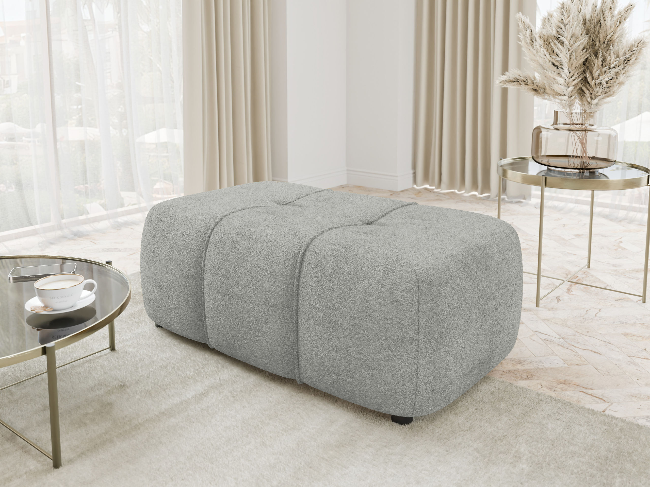 Banc rembourré Comfivo Laurus (Coral 75)