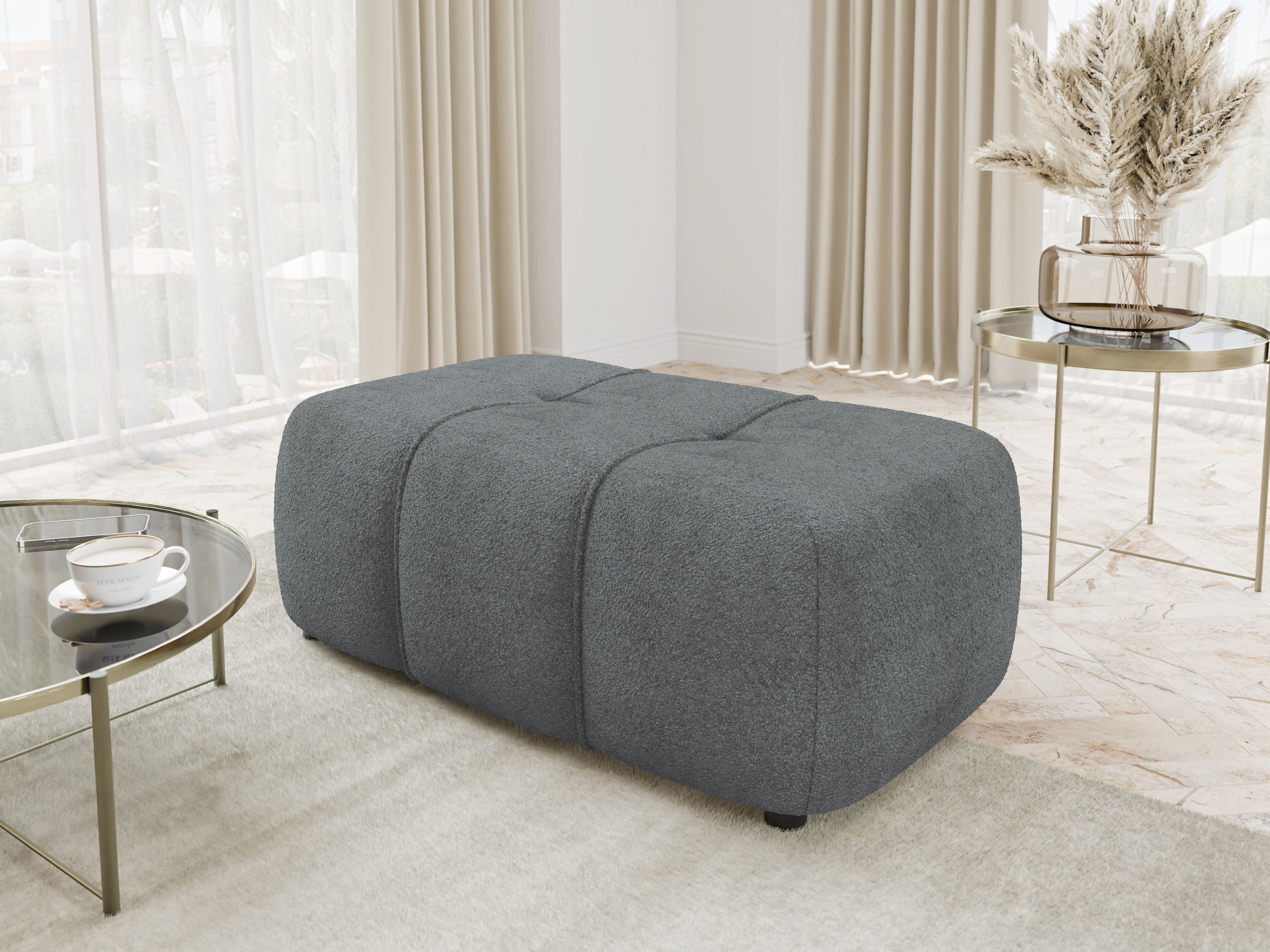 Banc rembourré Comfivo Laurus (Coral 80)