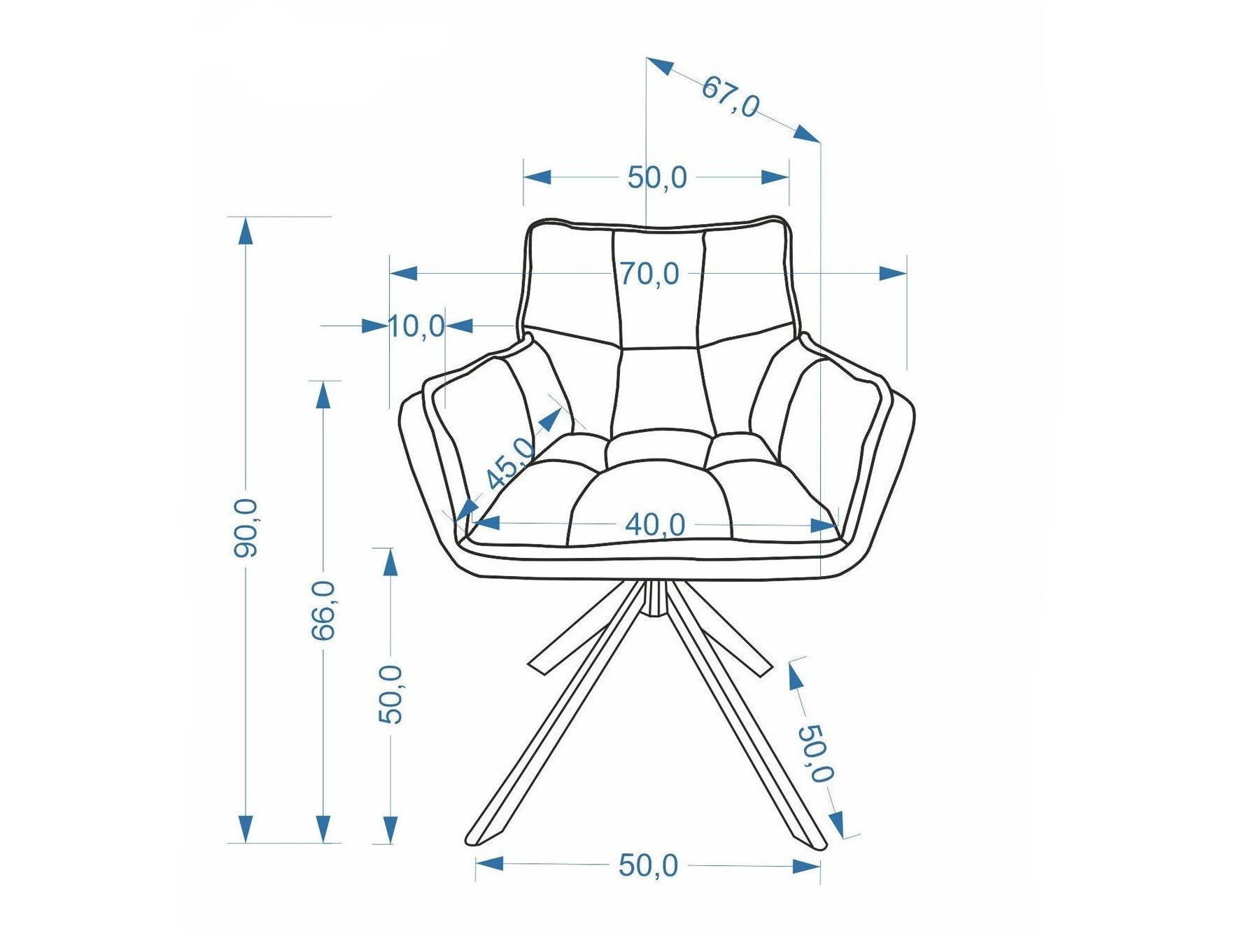 Chaise Houston 2190 (Cremona 14)