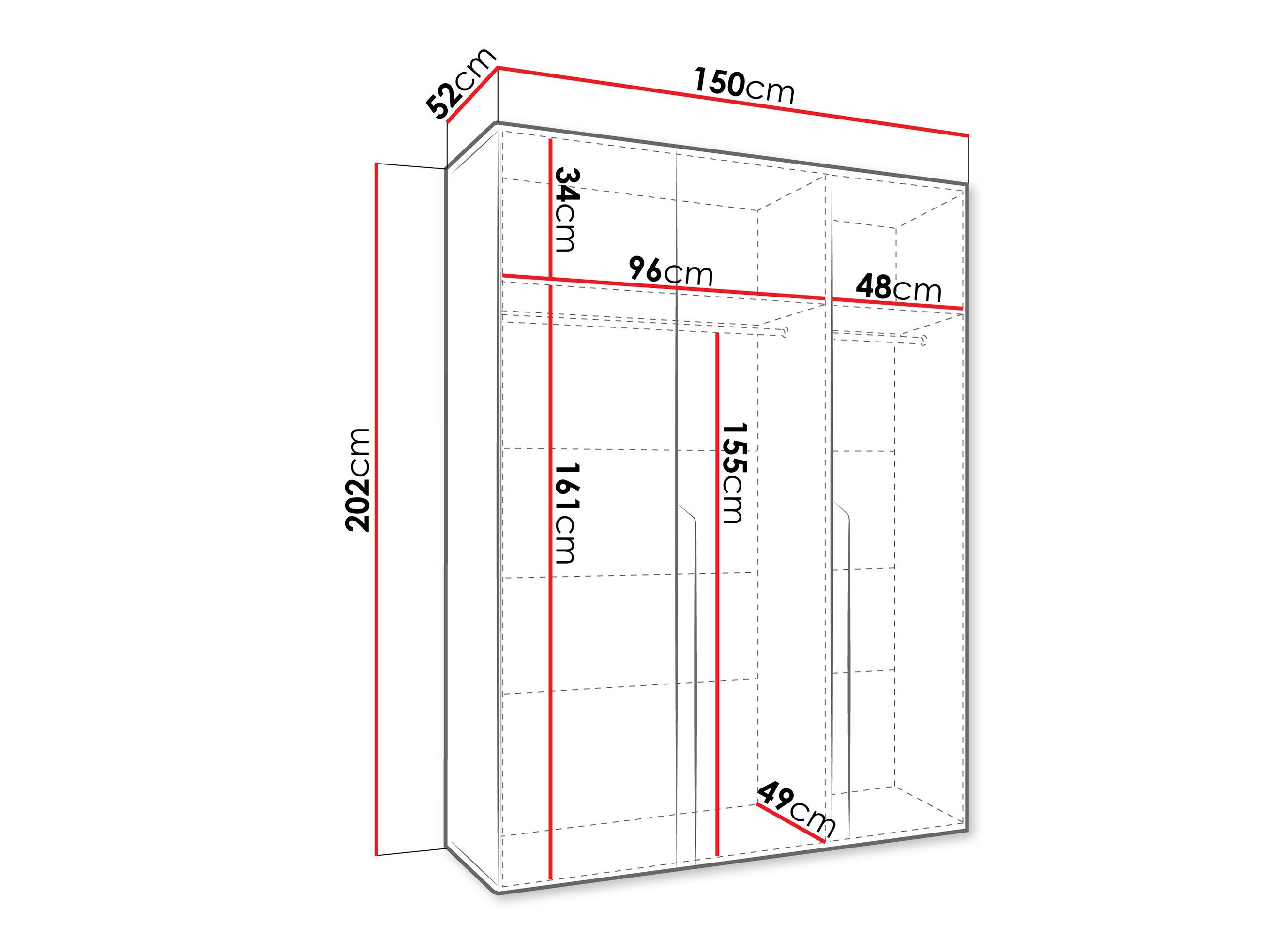 Armoire Hartford 580 (Noyer)