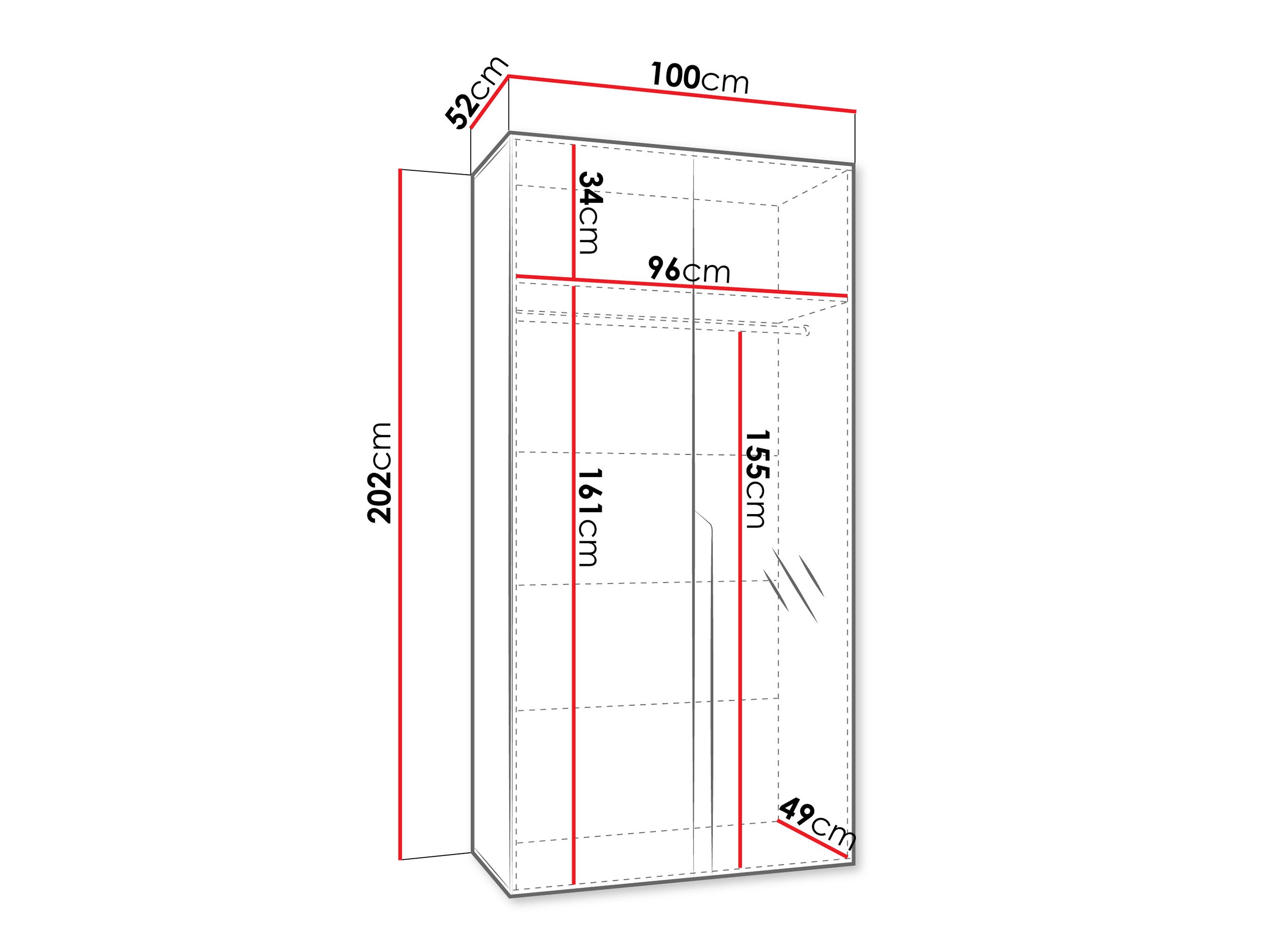 Armoire Hartford 584 (Noyer)