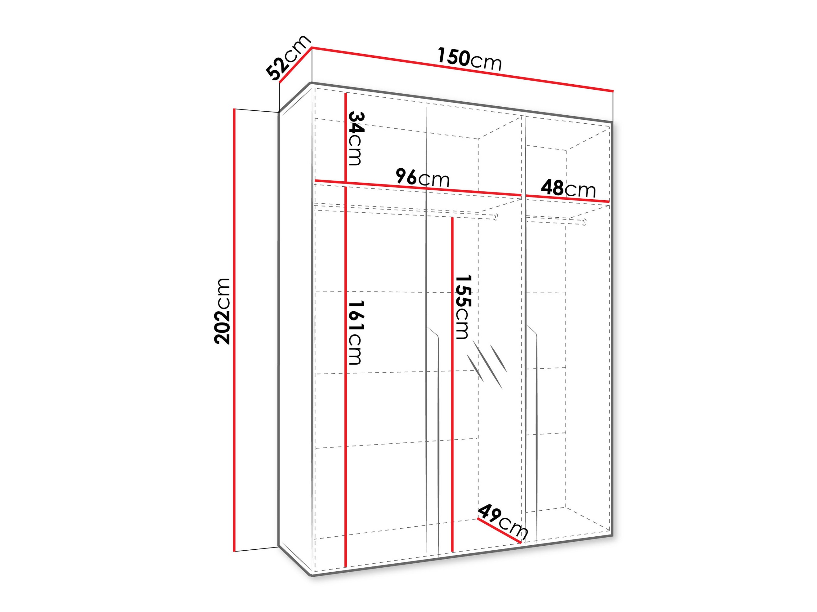 Armoire Hartford 585 (Noyer)