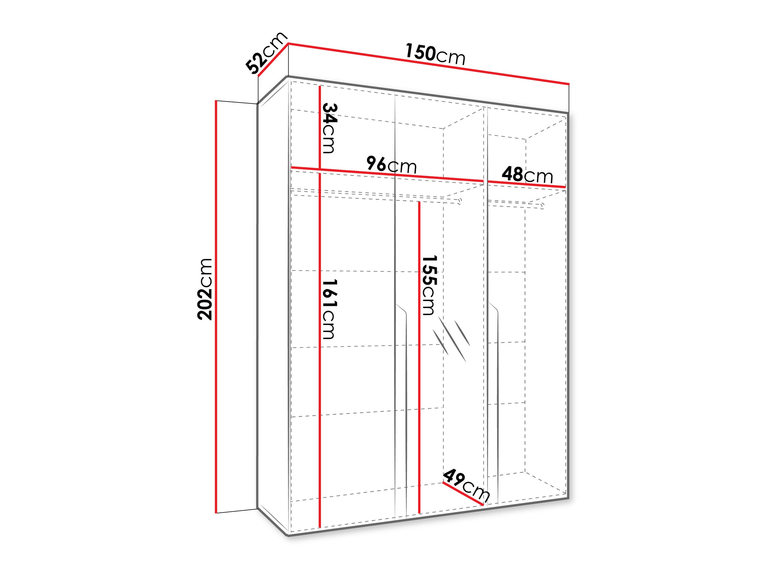 Armoire Hartford 585 (Noyer)