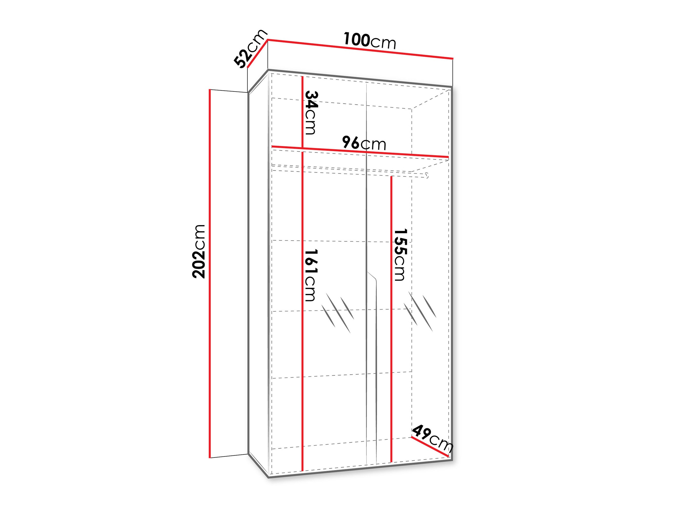 Armoire Hartford 589 (Noyer)