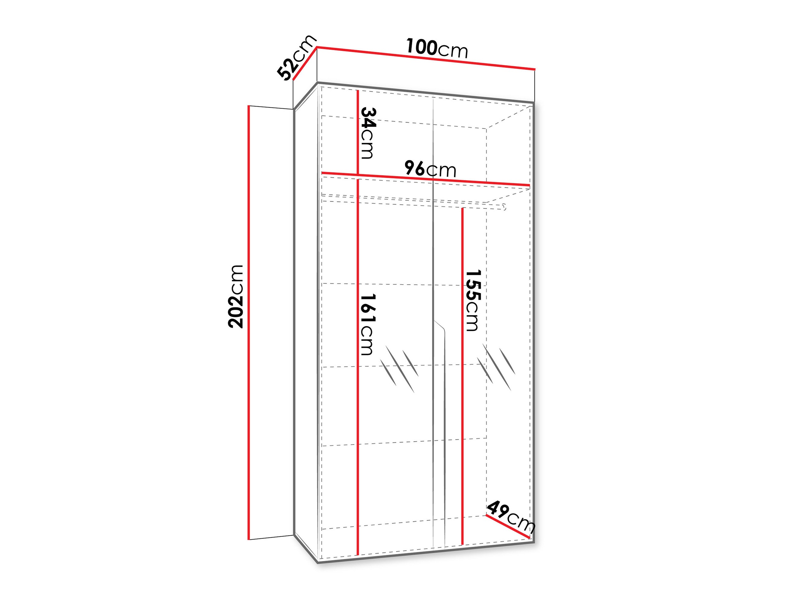 Armoire Hartford 589 (Noyer)
