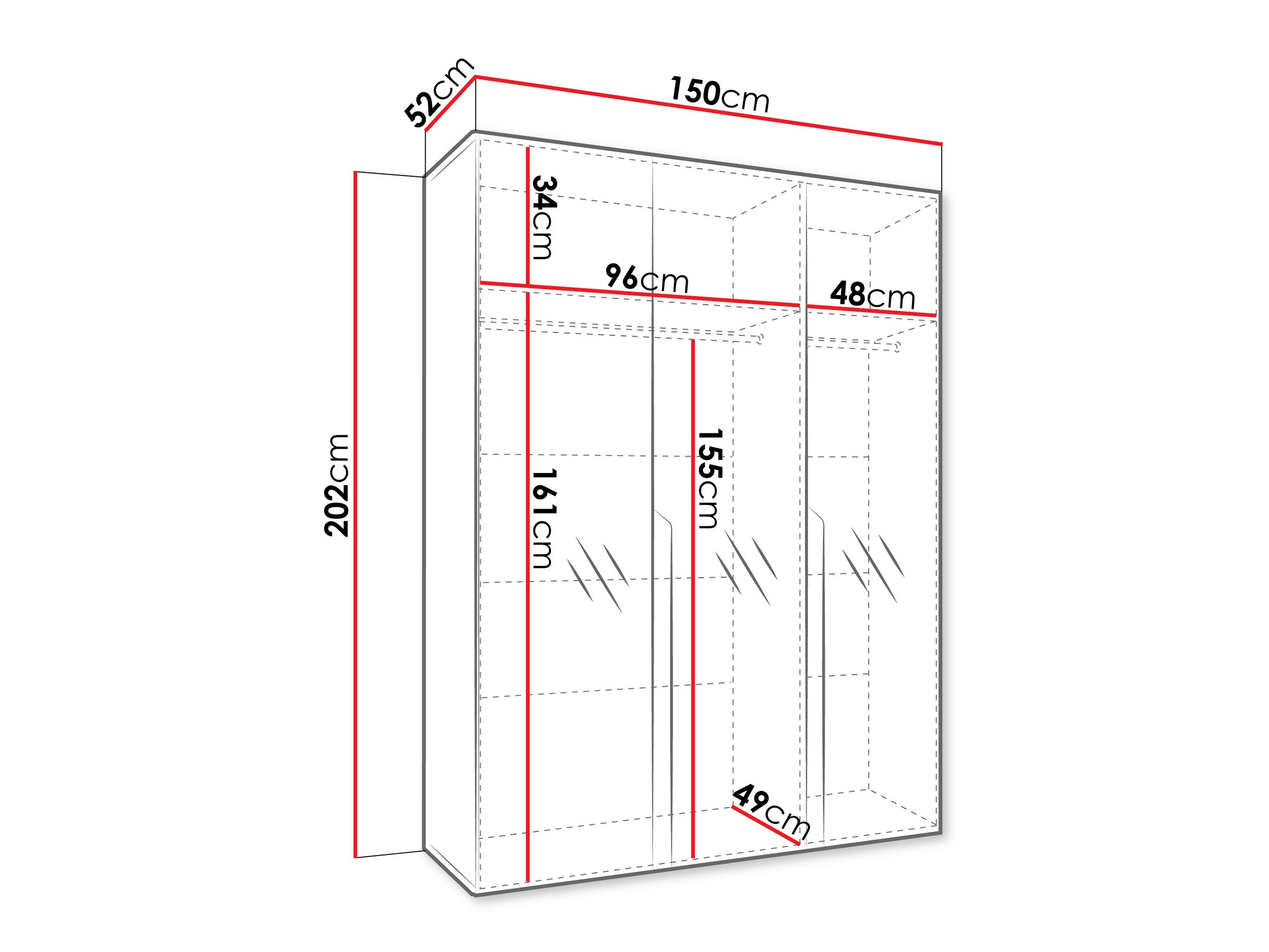 Armoire Hartford 590 (Noyer)