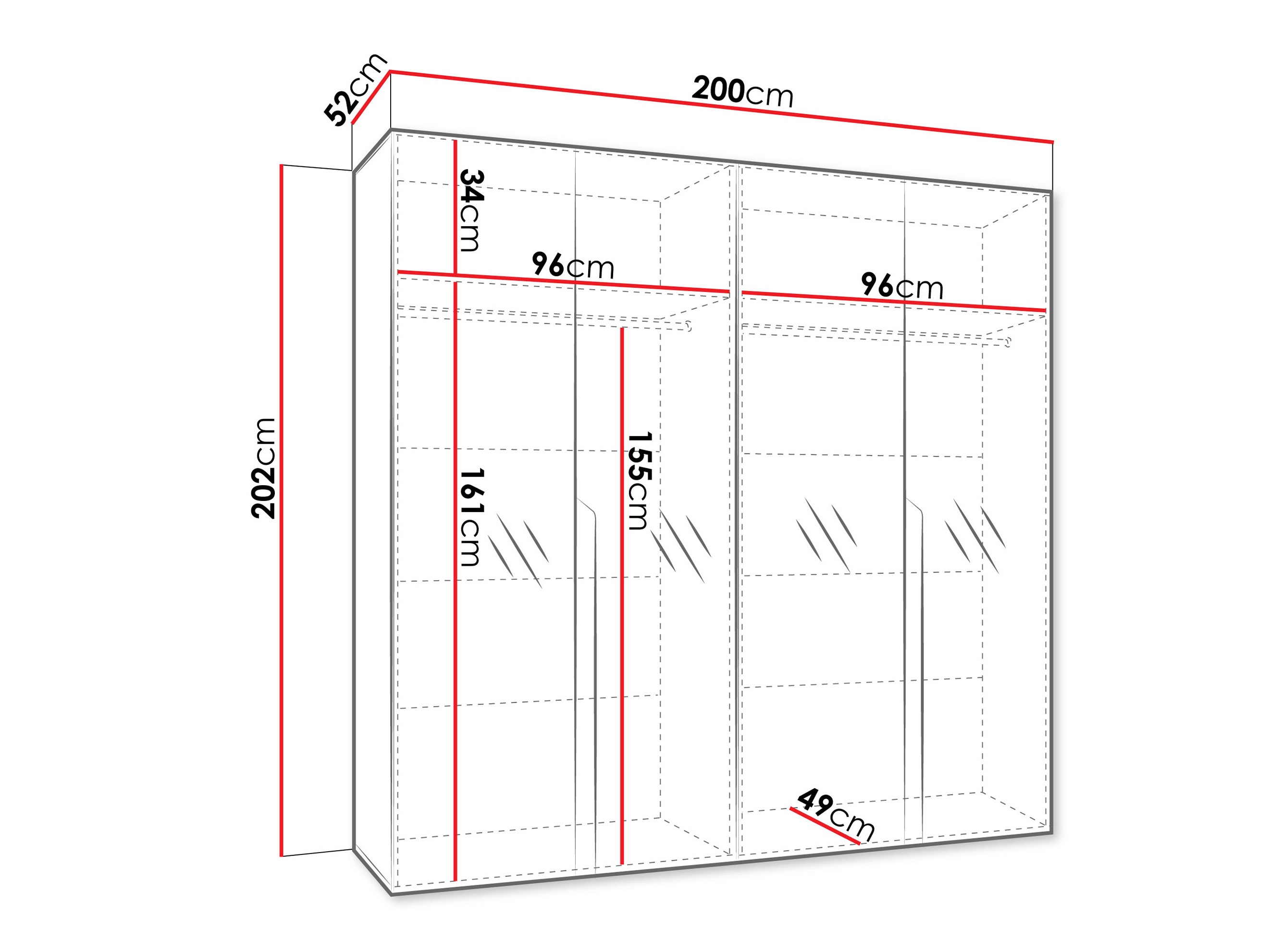 Armoire Hartford 591 (Noyer)