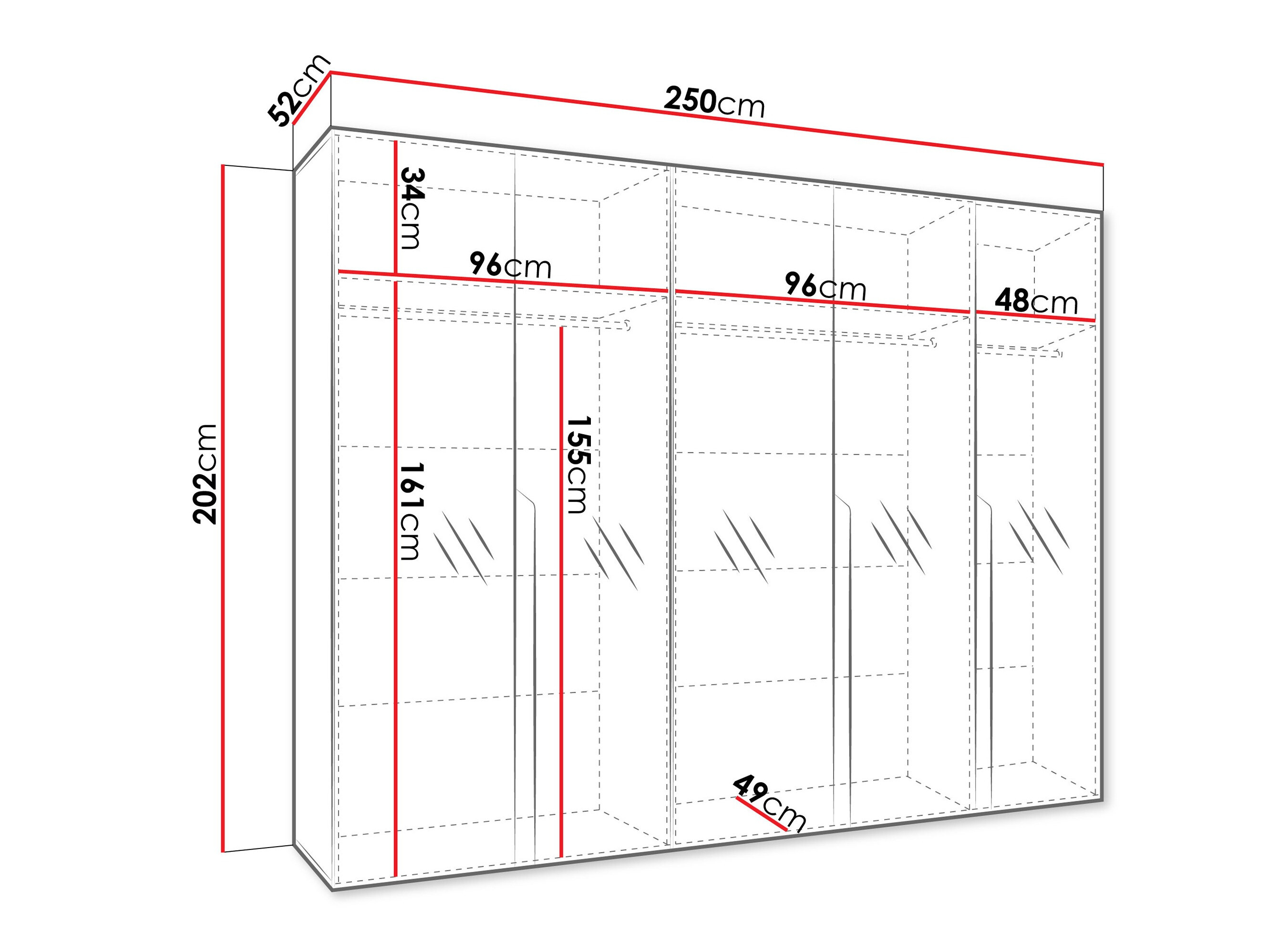 Armoire Hartford 592 (Noyer)