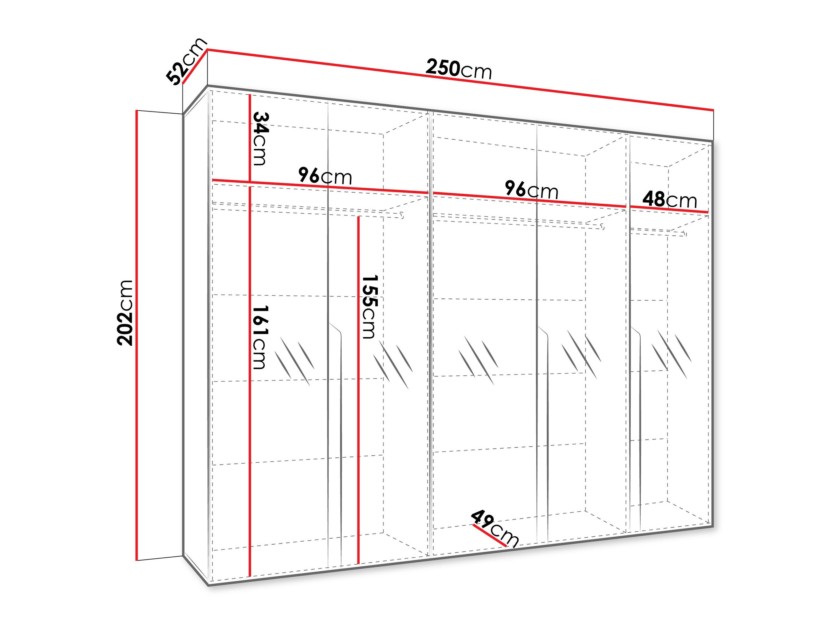 Armoire Hartford 592 (Noyer)