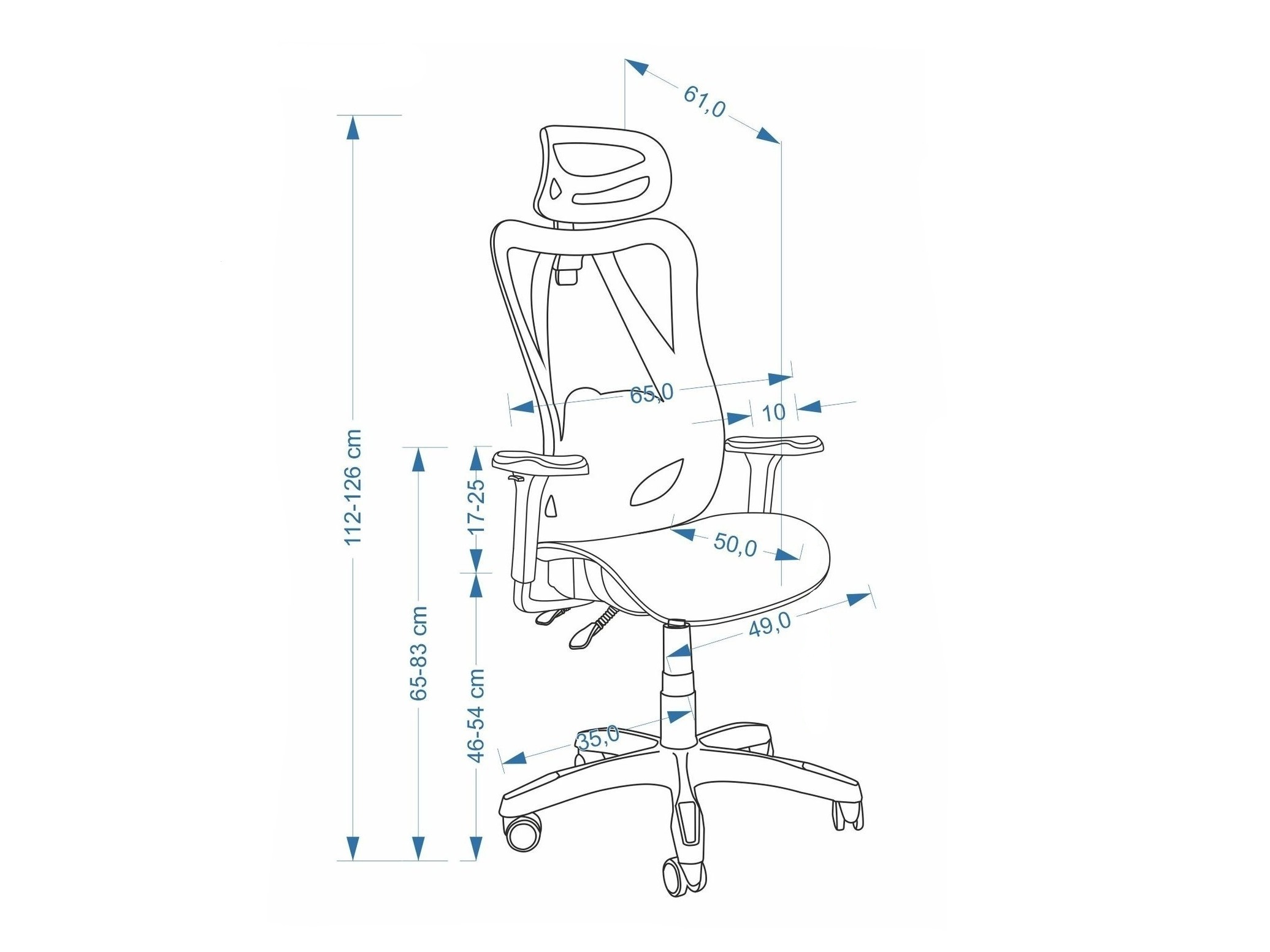 Chaise de bureau Houston 2194