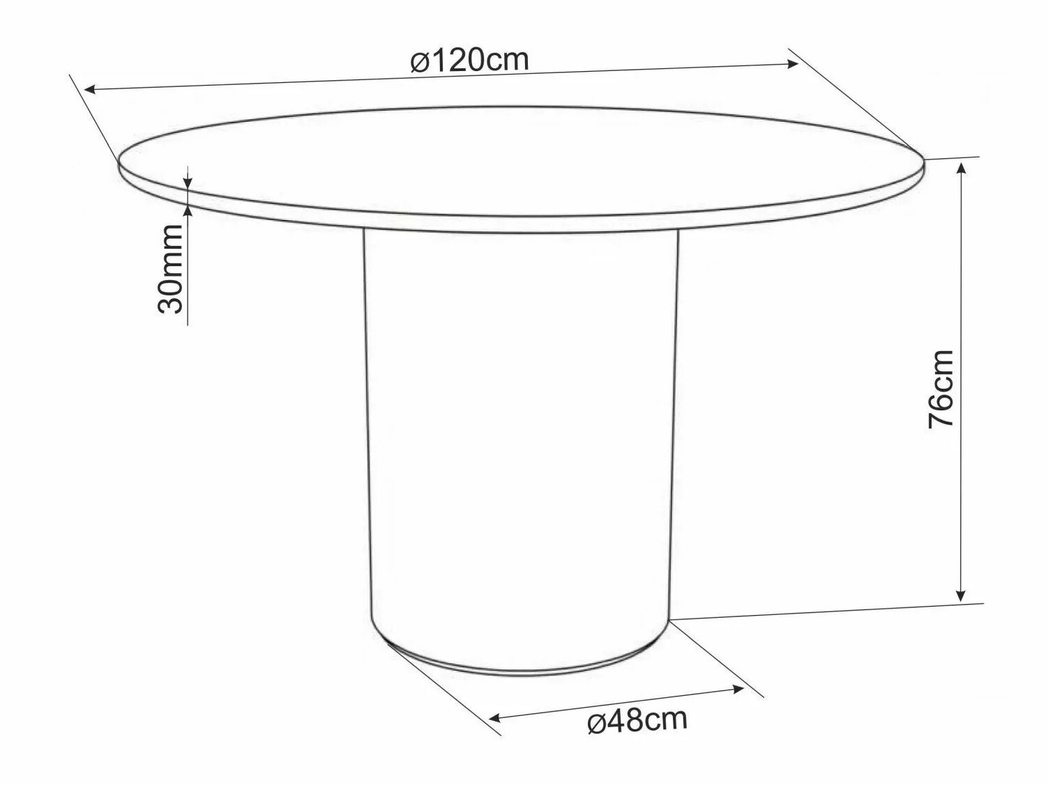 Table Detroit 1005 (Chêne)