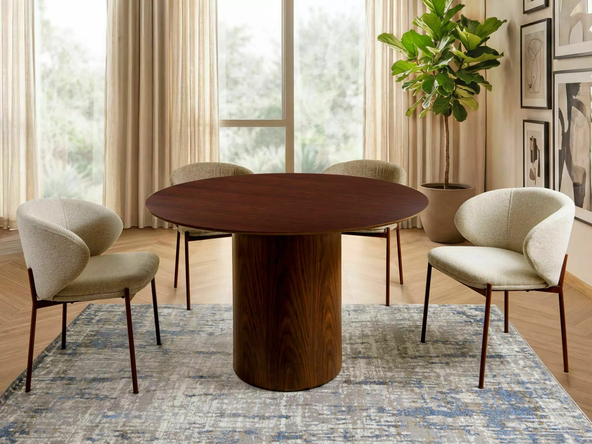 Table Detroit 1005 (Noyer)