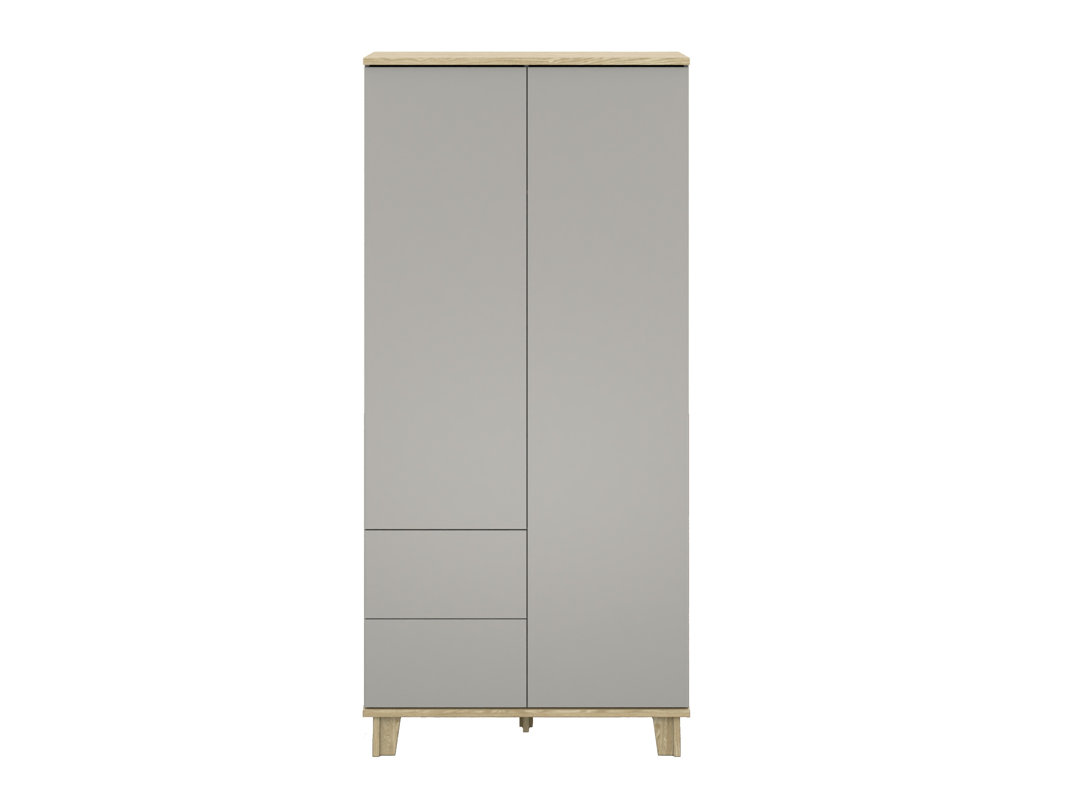 Armoire Evarveru 100 (Gris)