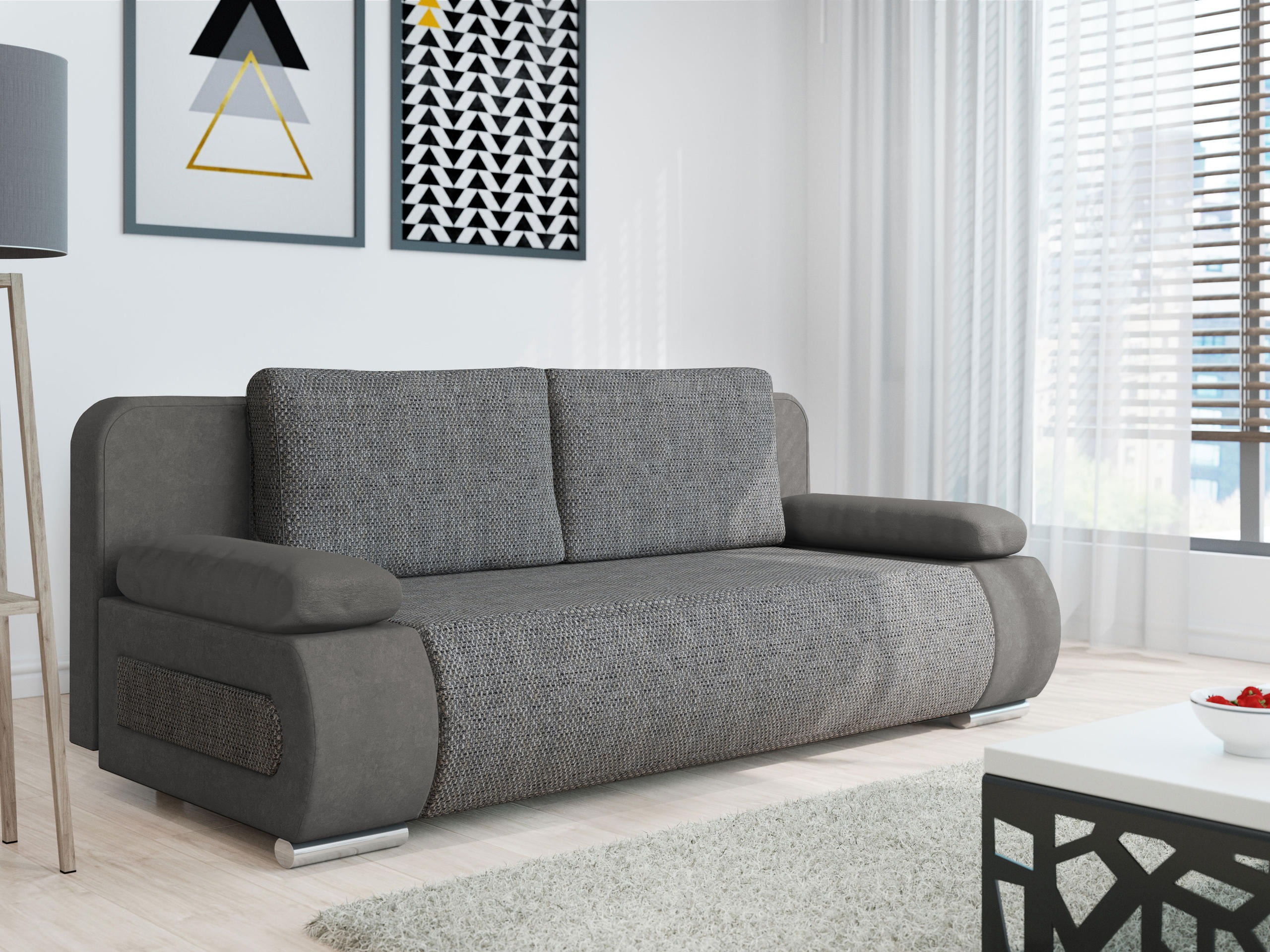 Canapé convertible Comfivo Pudor (Alova 36 + Lawa 05)