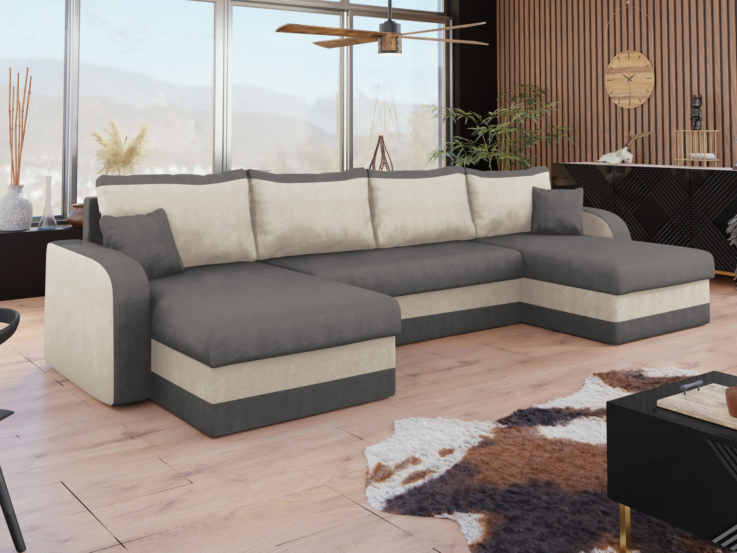Canapé d'angle Comfivo Melissa IV (Alova 36 + Alova 71)