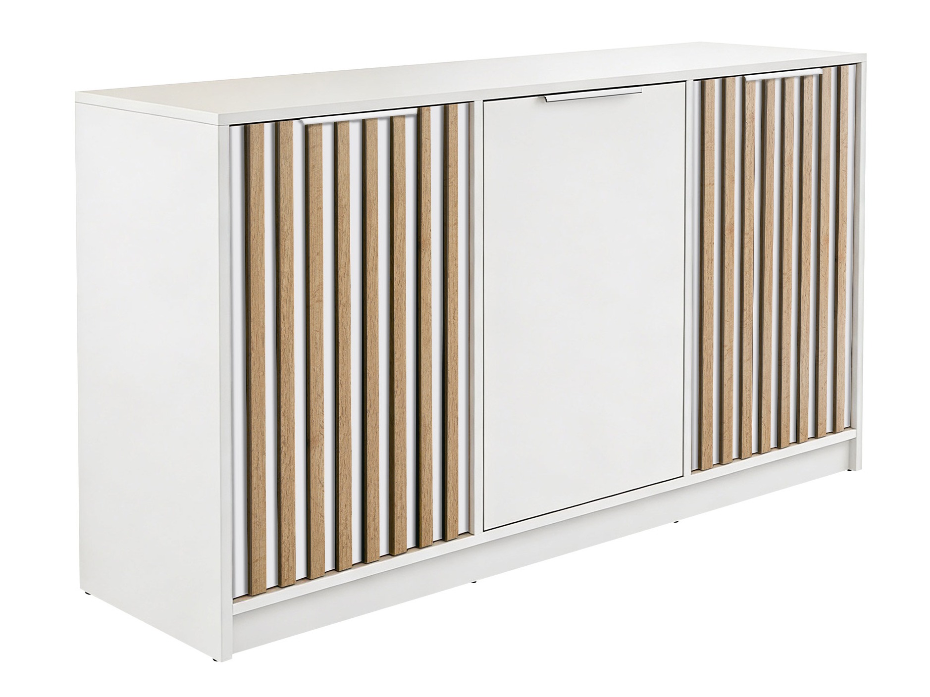 Buffet Collis IV (Blanc + Chêne wotan)