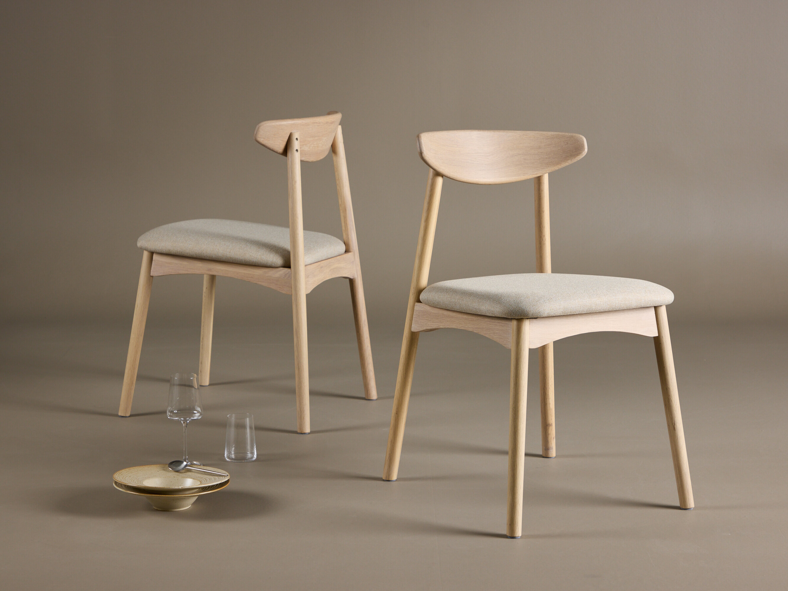 Chaise Dallas 5348 (Chêne clair)