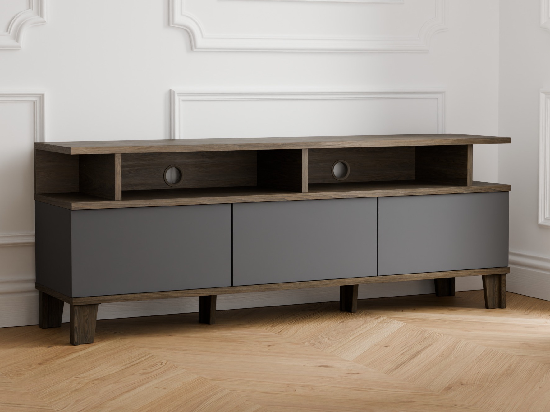 Meuble TV Evarveru 101 (Anthracite)