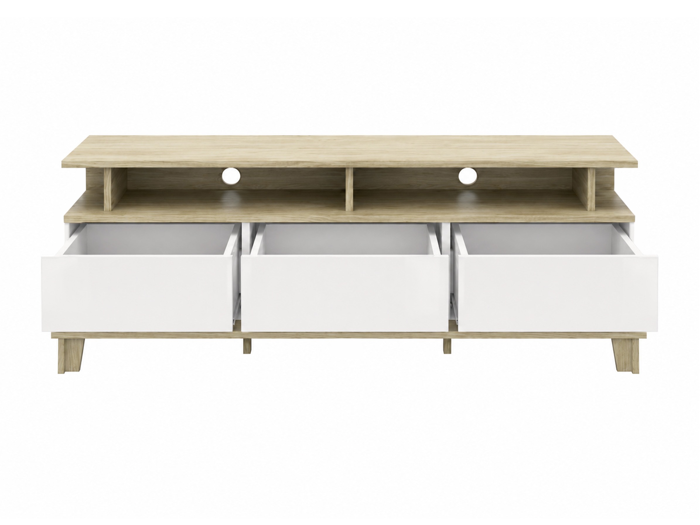 Meuble TV Evarveru 101 (Mat blanc)