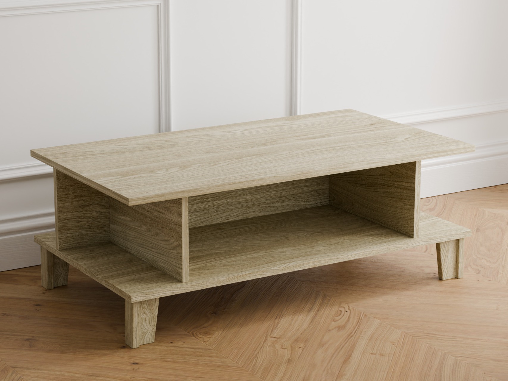 Table basse Evarveru 103 (Chêne clair)