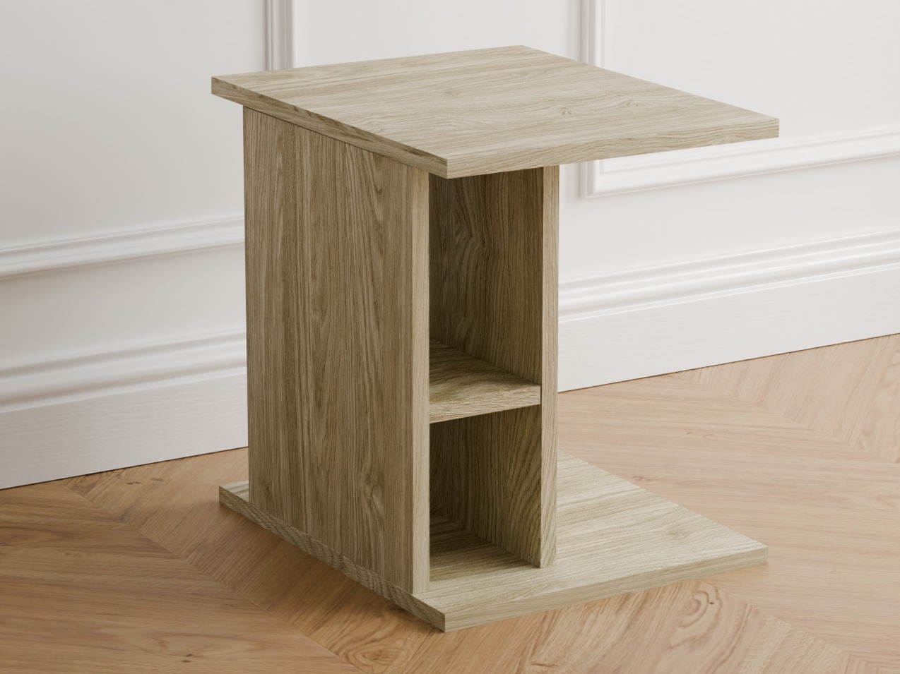Table d'appoint Evarveru 102 (Chêne clair)
