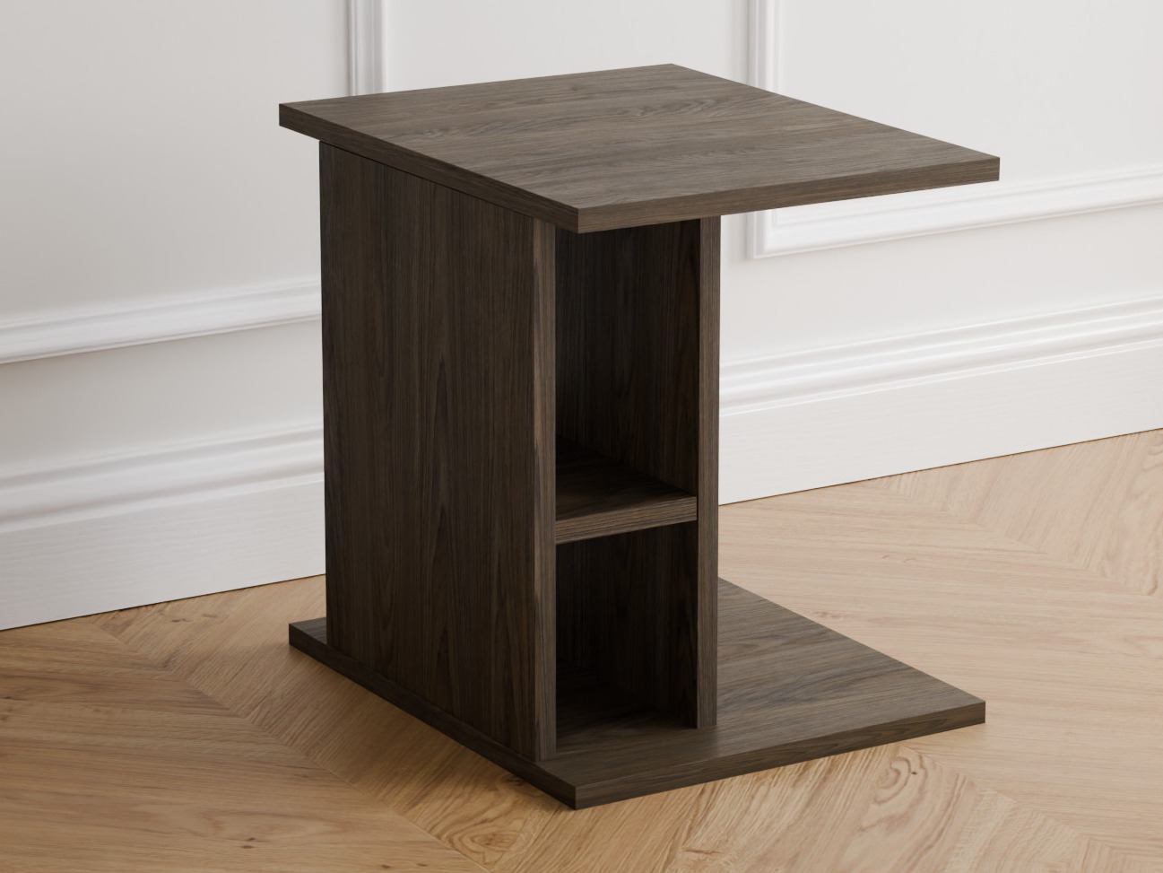 Table d'appoint Evarveru 102 (Chêne foncé)