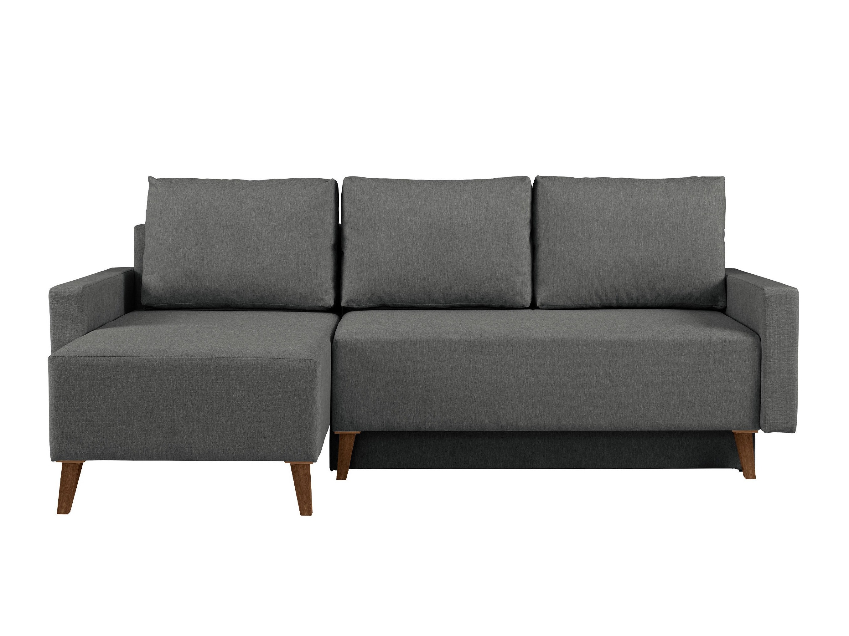 Canapé d'angle Delbene 130 (Verita 88 + Chêne san remo foncé)