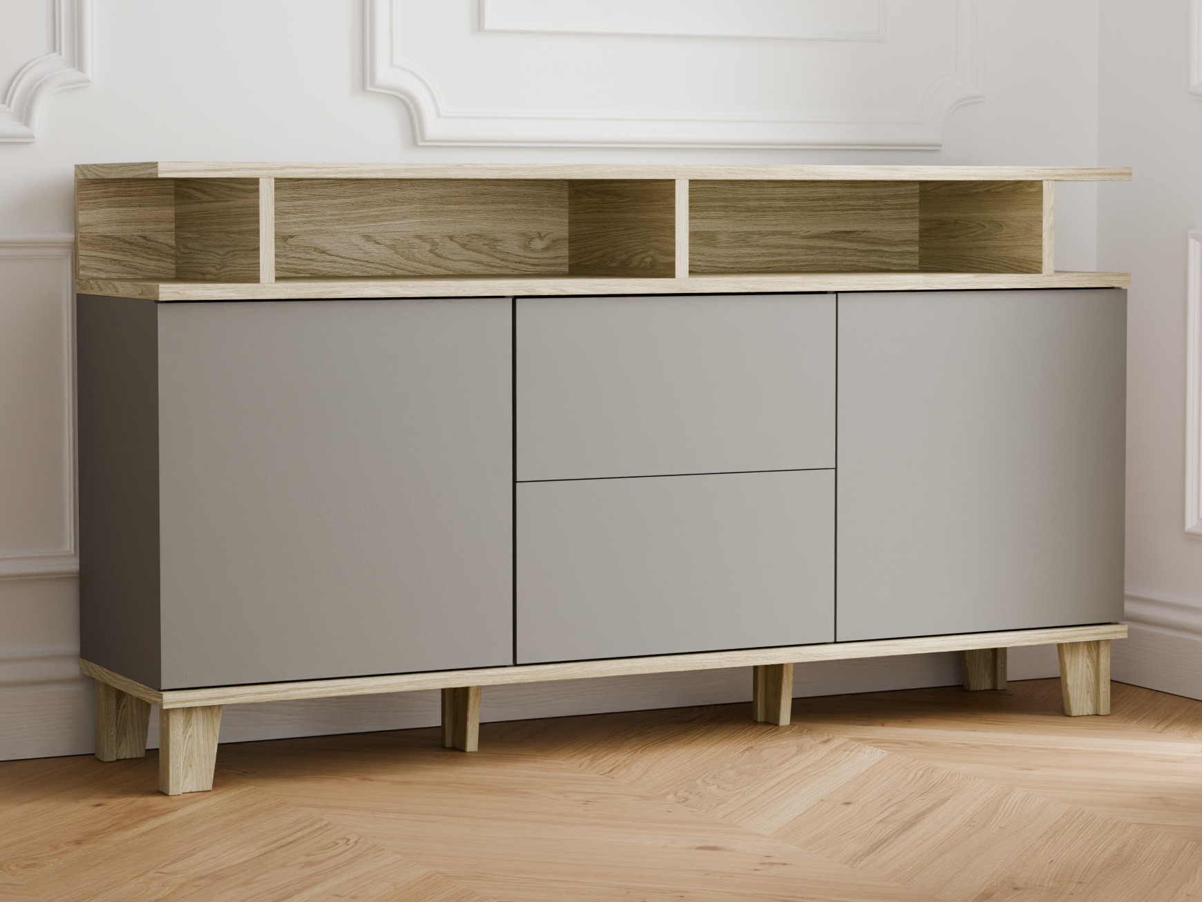 Commode Evarveru 105 (Gris)