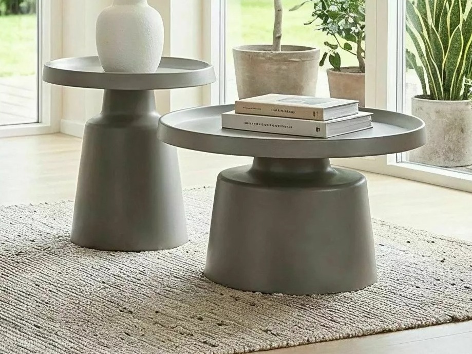 Ensemble tables basses Detroit 721 (Beige)