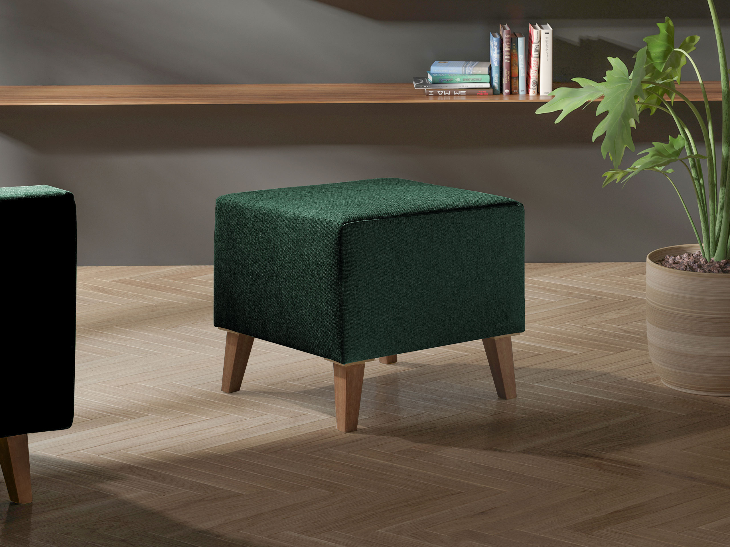 Pouf Delbene 132 (Verita 75 + Chêne san remo foncé)