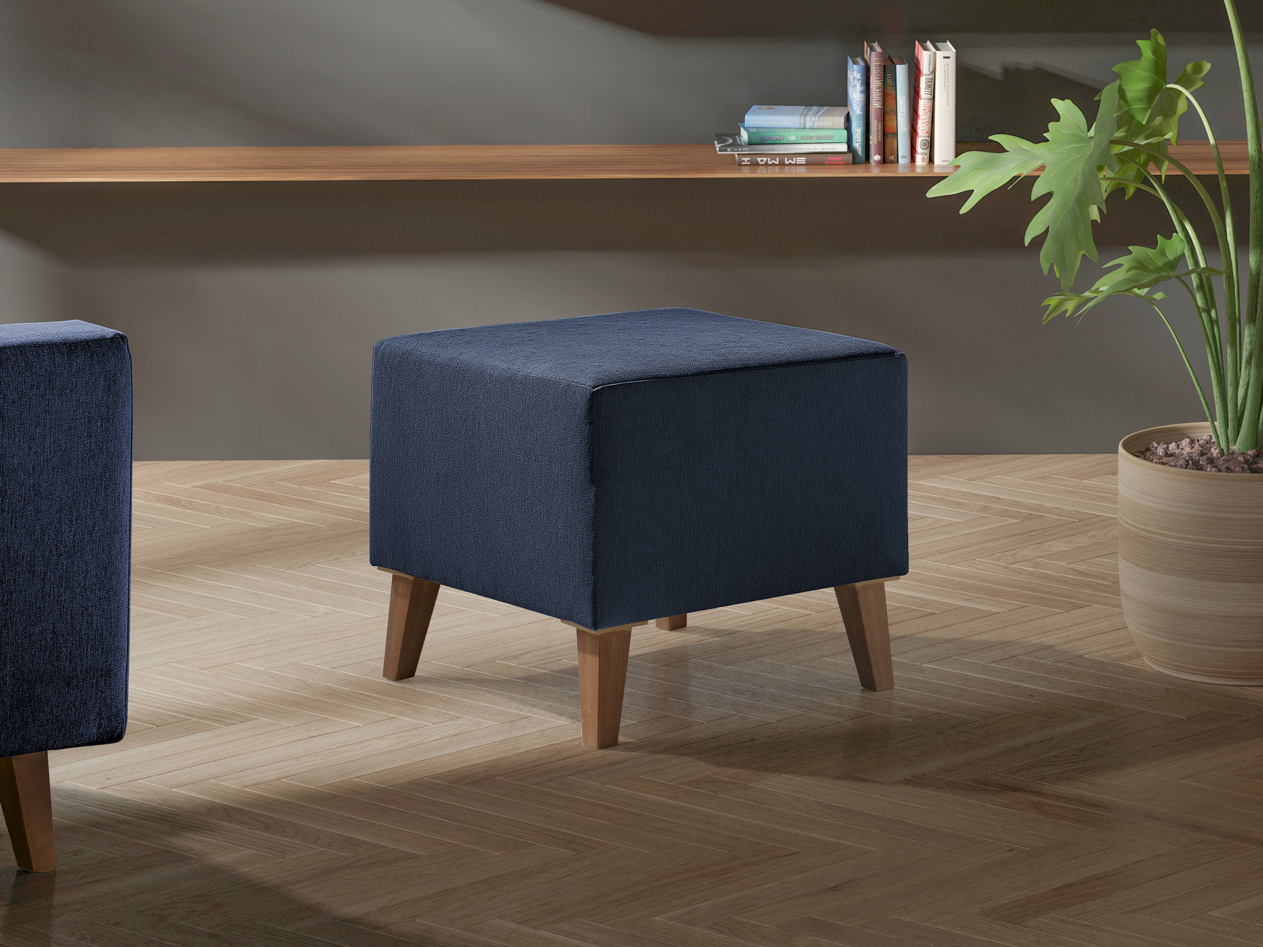 Pouf Delbene 132 (Verita 76 + Chêne san remo foncé)