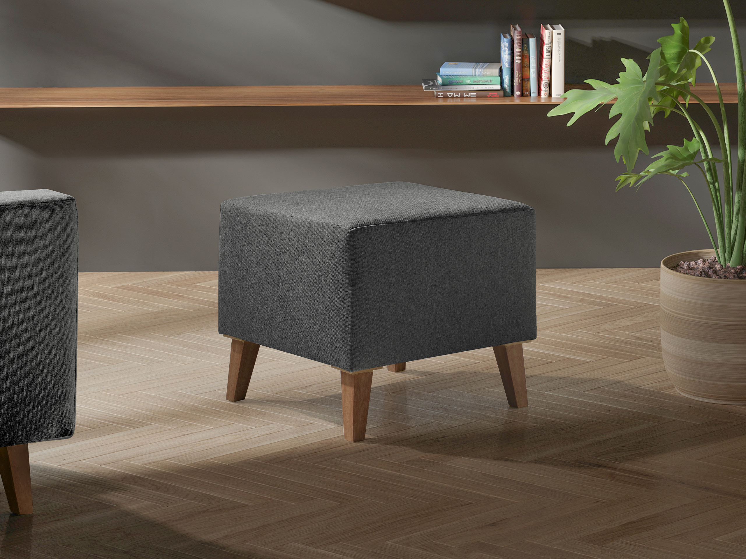 Pouf Delbene 132 (Verita 88 + Chêne san remo foncé)
