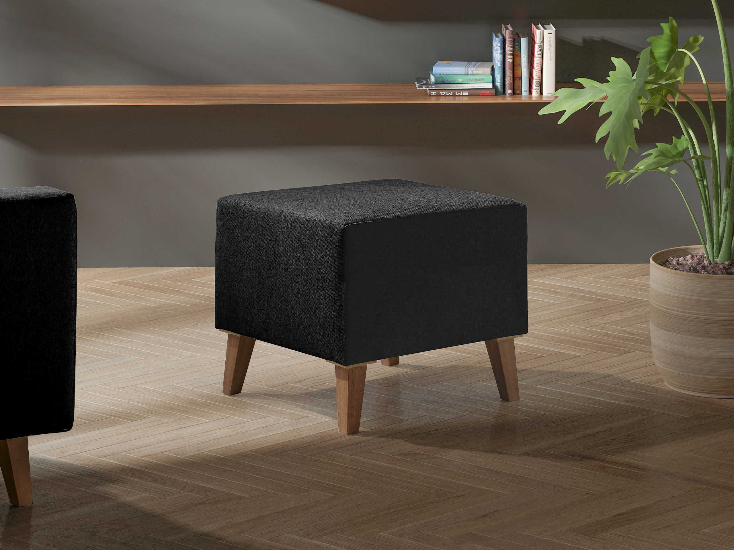 Pouf Delbene 132 (Verita 98 + Chêne san remo foncé)