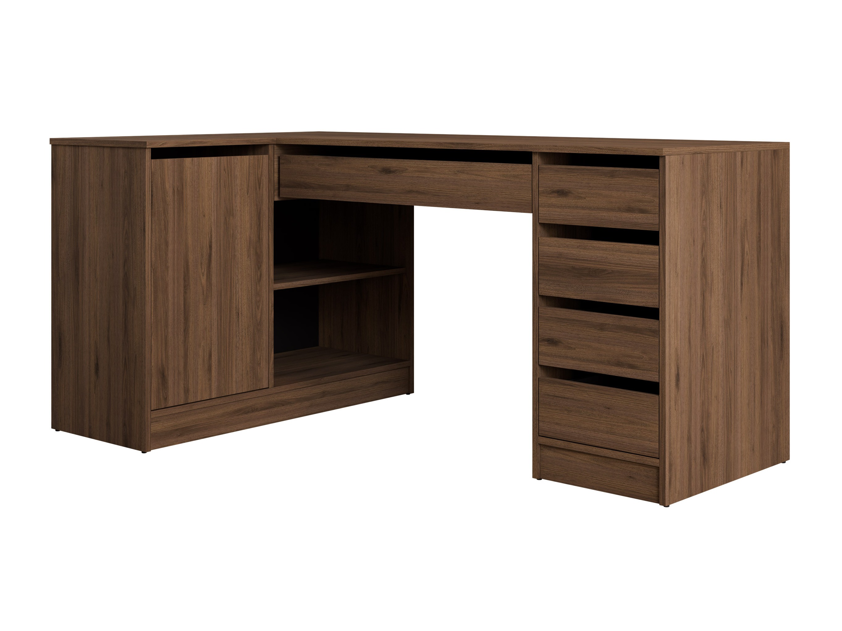 Bureau d'angle Comfivo Terros III (Noyer)