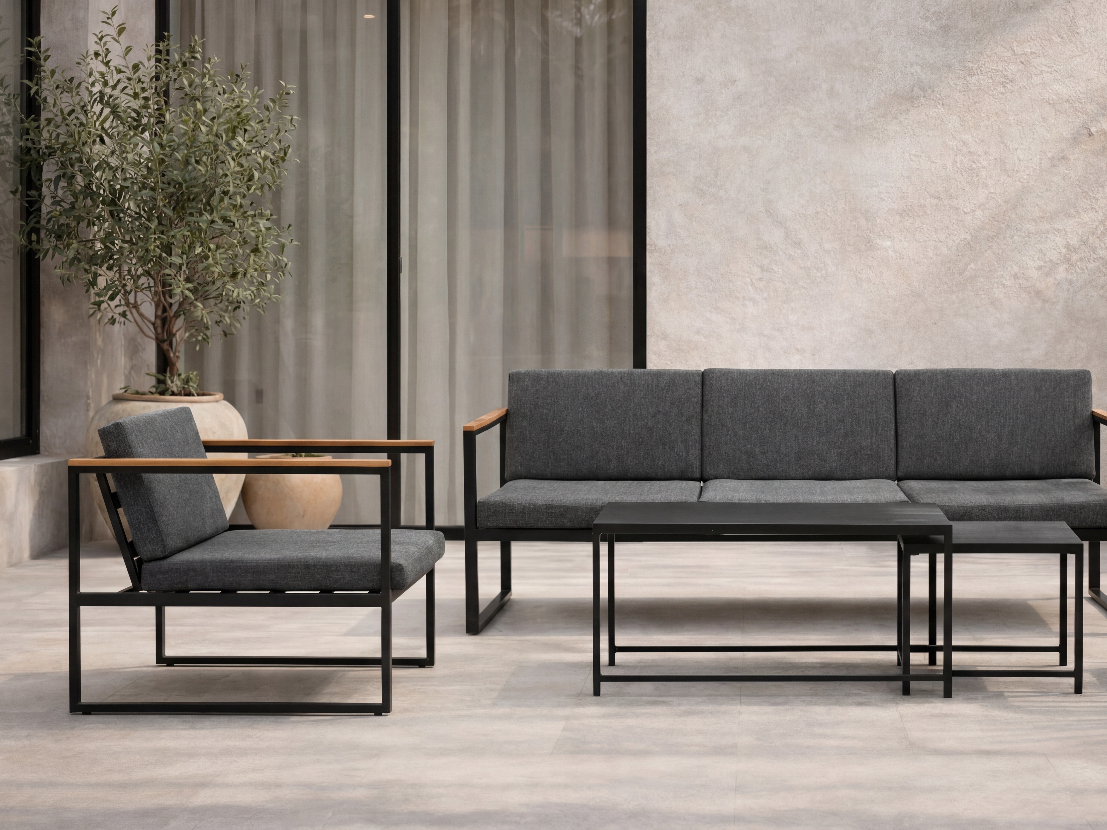 Ensemble de mobilier de jardin Dallas 560